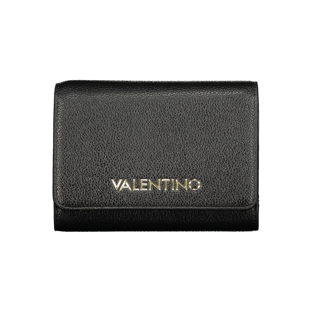 Mario Valentino Black Polyurethane Womens Wallet Mario Valentino