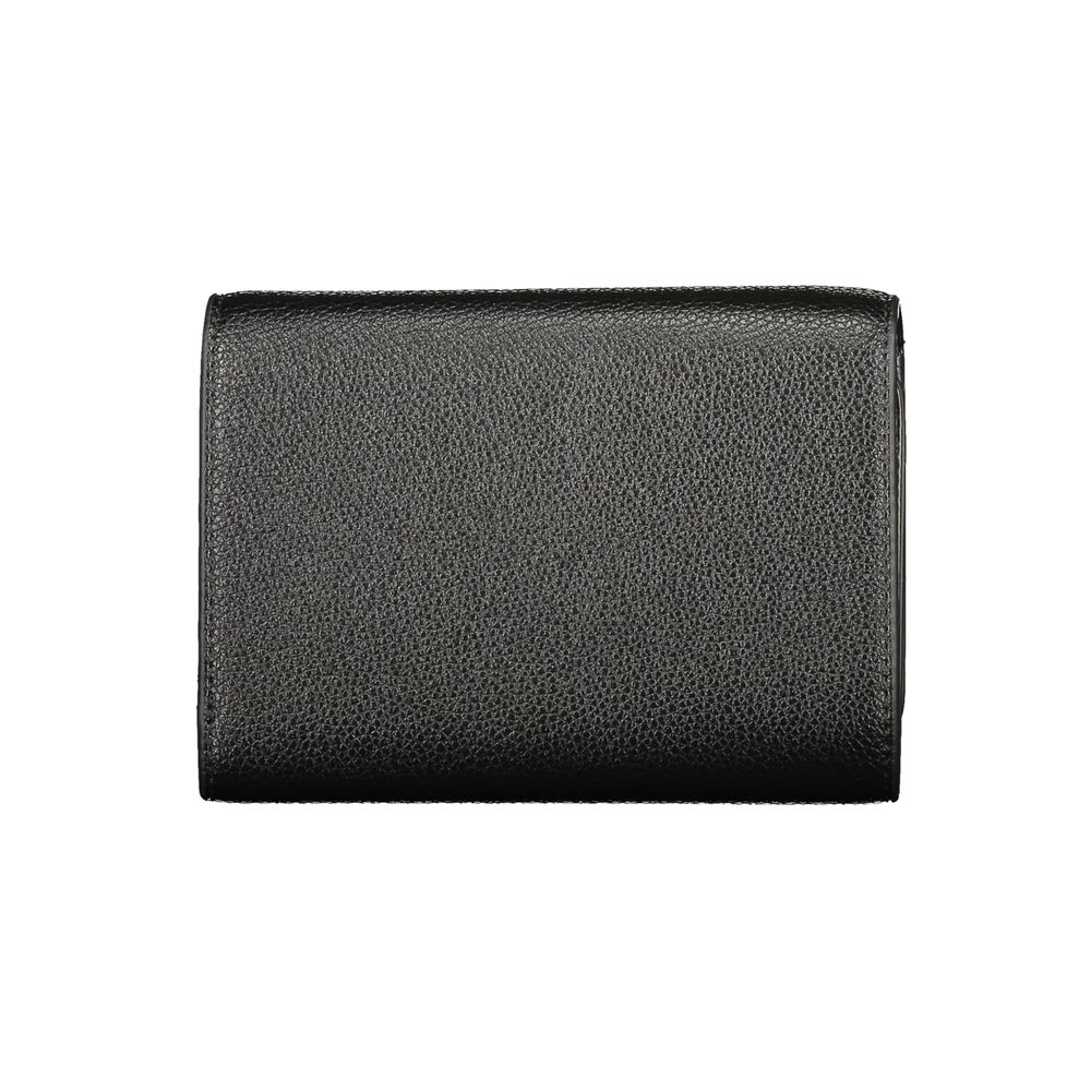 Mario Valentino Black Polyurethane Womens Wallet Mario Valentino