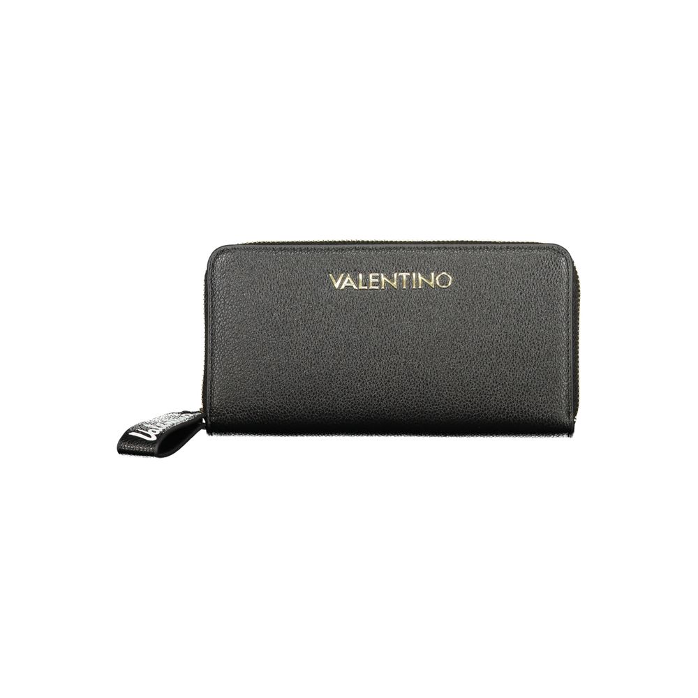Mario Valentino Black Polyurethane Women's Wallet Mario Valentino
