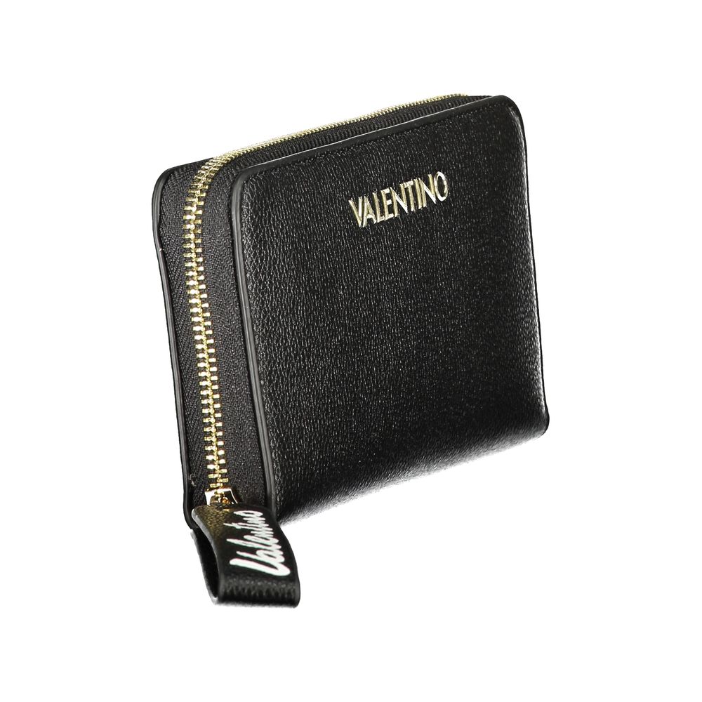 Mario Valentino Black Polyurethane Women's Wallet Mario Valentino