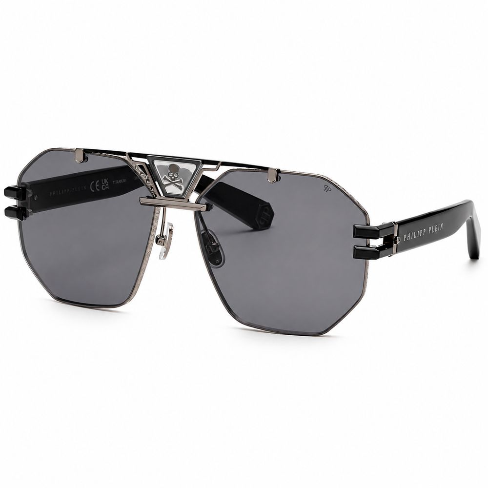 Philipp Plein Black Metal Sunglasses Philipp Plein