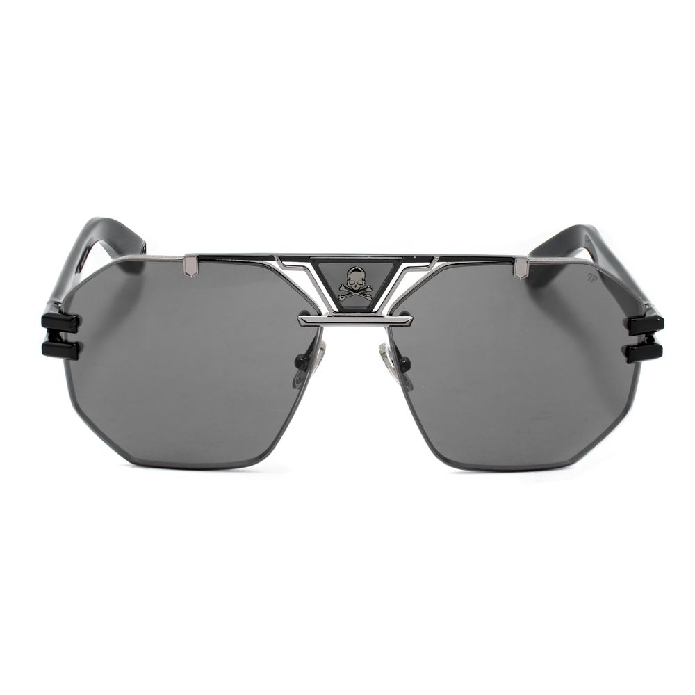 Philipp Plein Black Metal Sunglasses Philipp Plein