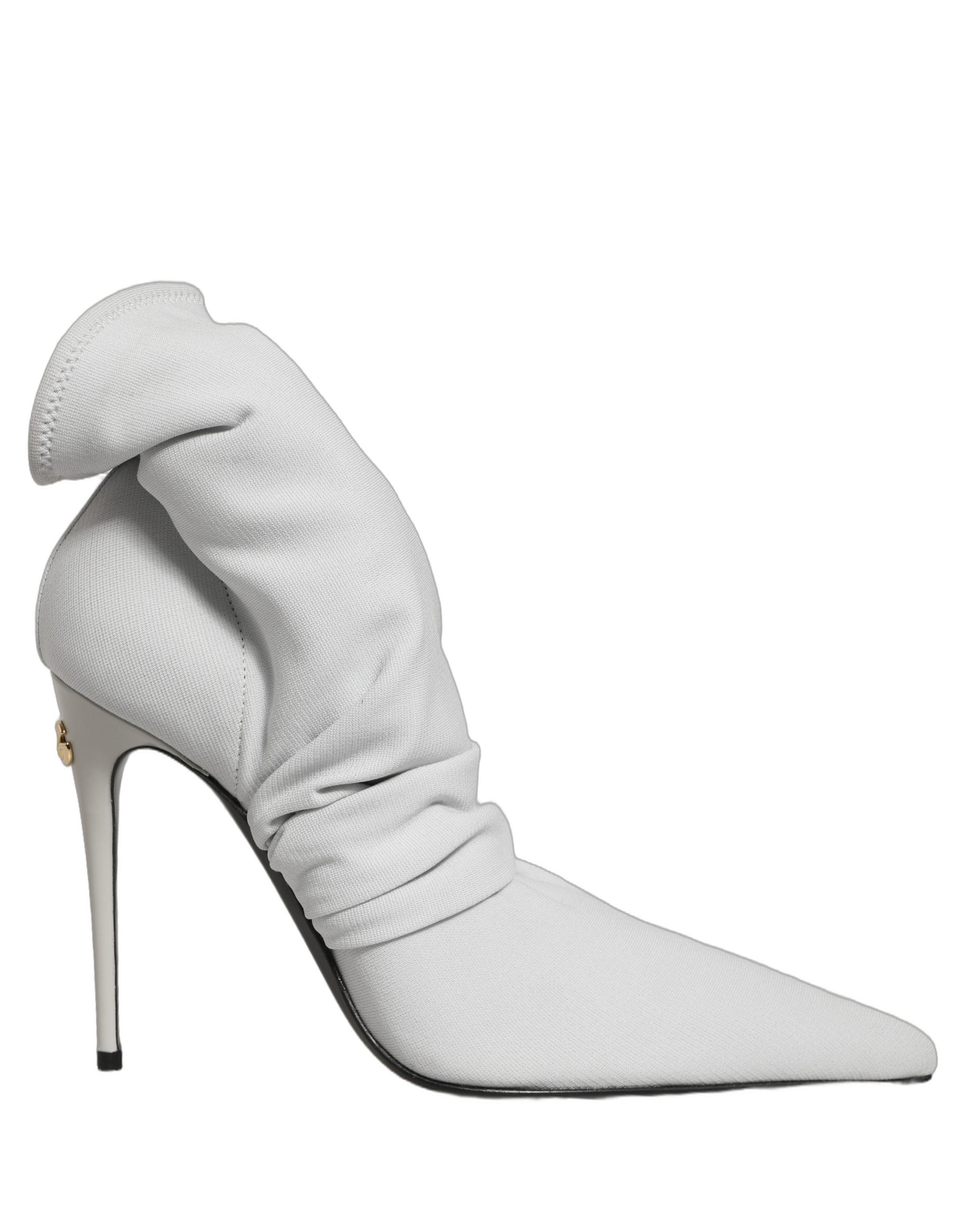 Dolce & Gabbana Gray Stretch Socks Heels Ankle Boots Shoes Dolce & Gabbana