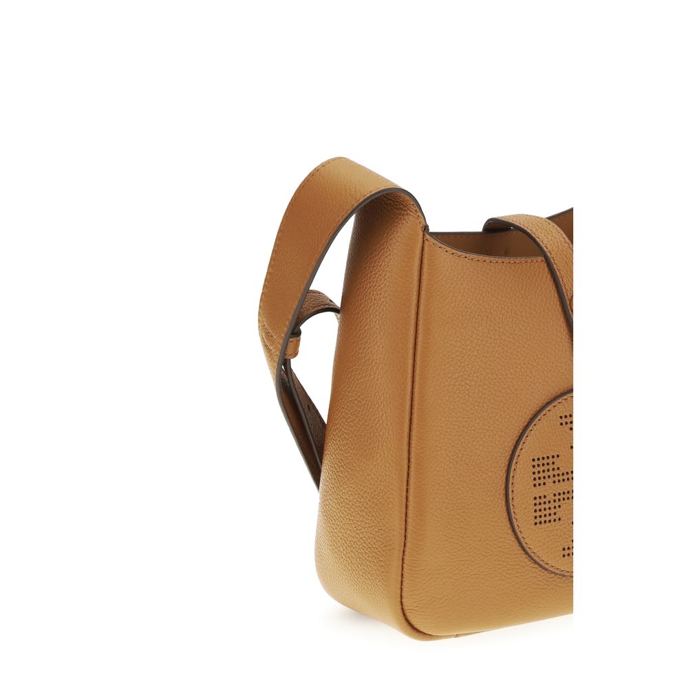Tory Burch Brown Calf Leather Bos Taurus Shoulder Bag Tory Burch