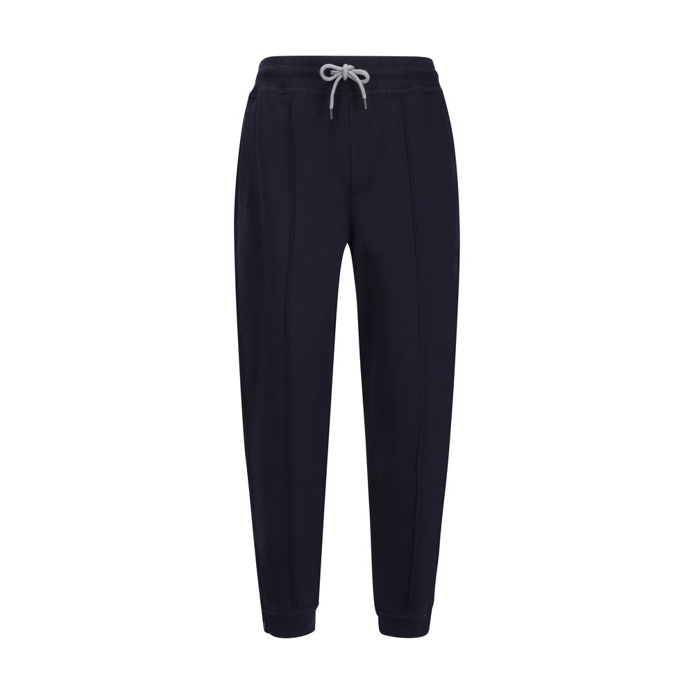Brunello Cucinelli Blue Cotton Joggers (Workout Pants) Brunello Cucinelli