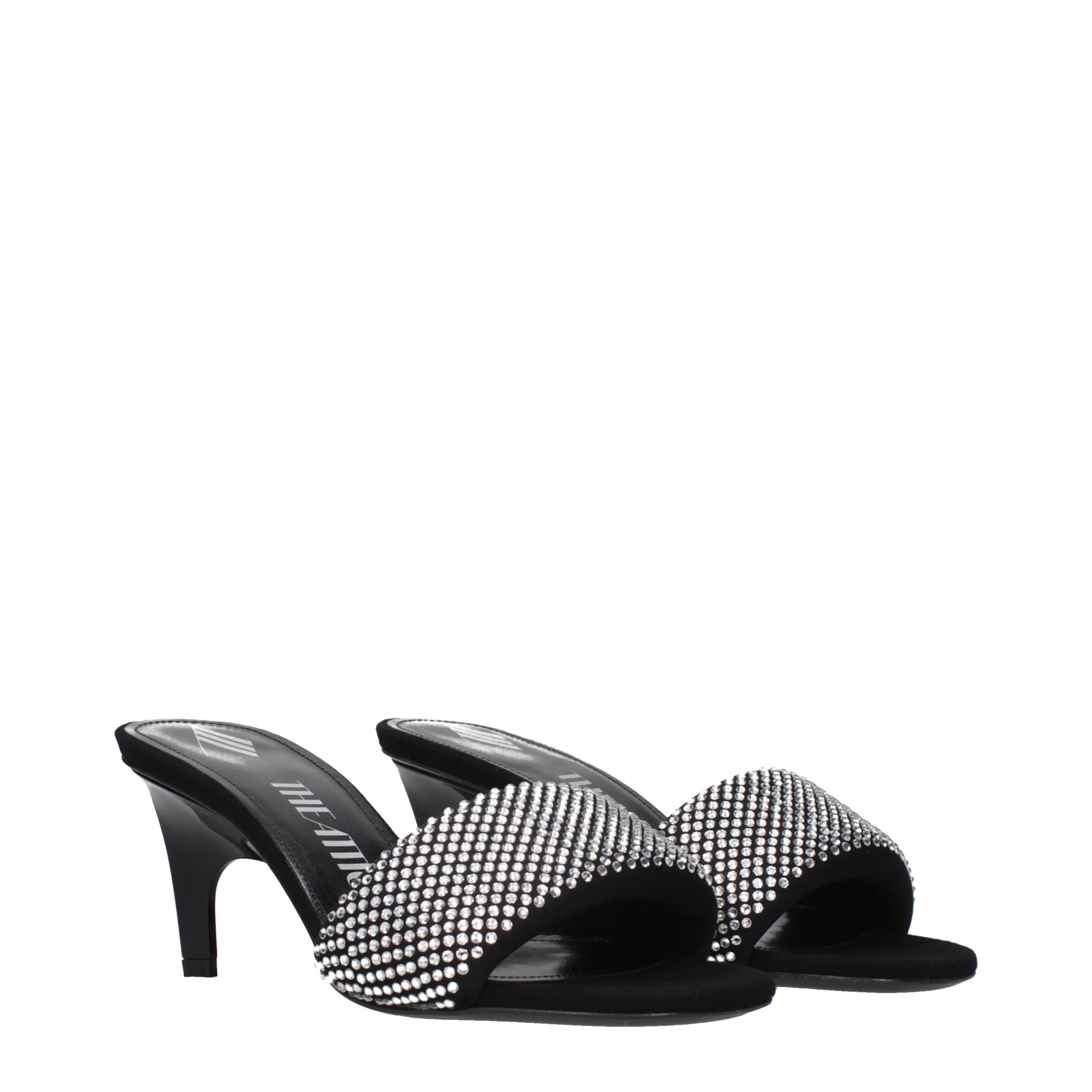 Prada Black Fabric Platform Sandals Prada