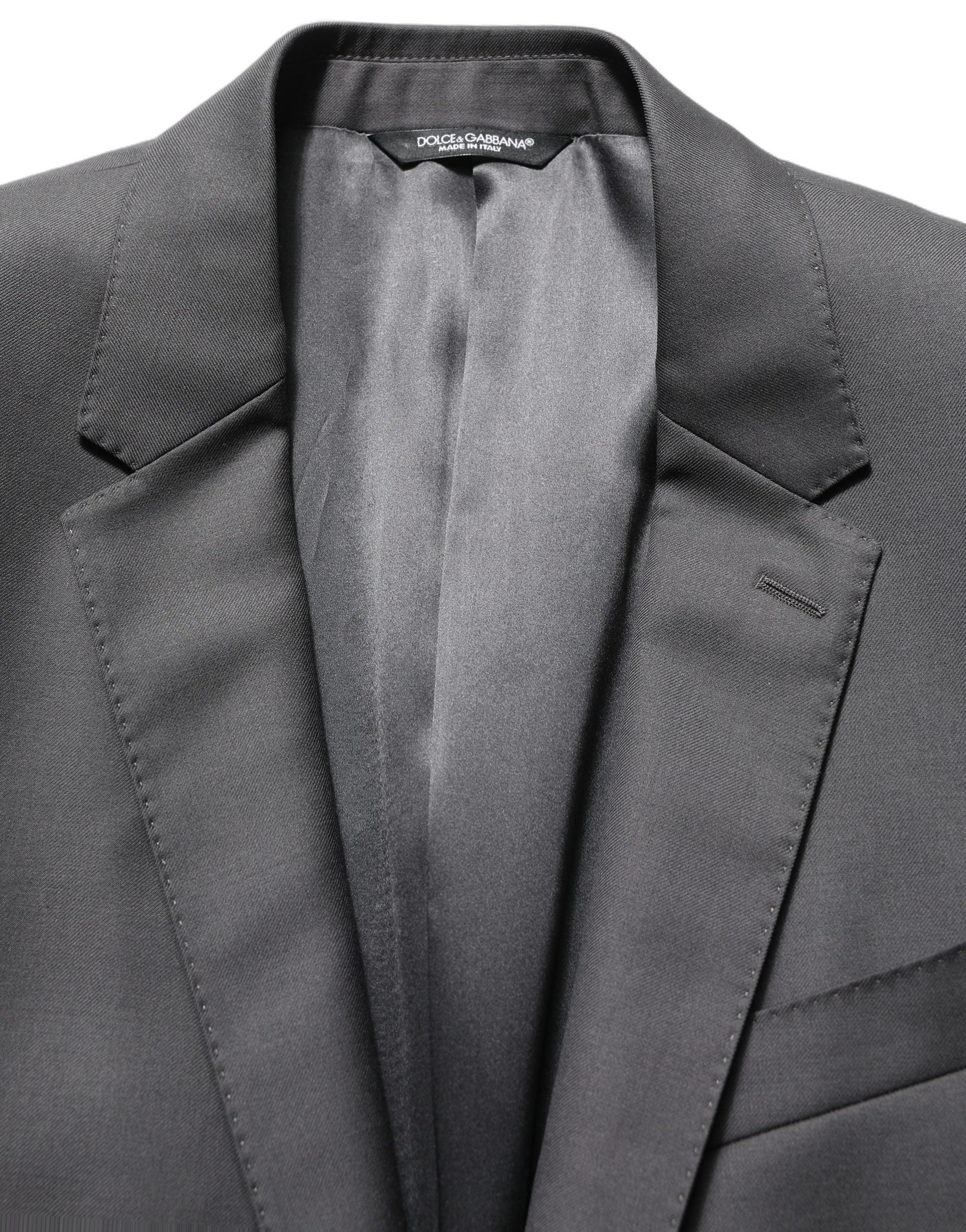 Dolce & Gabbana Gray MARTINI Slim Fit Formal 2Piece Men Suit Dolce & Gabbana