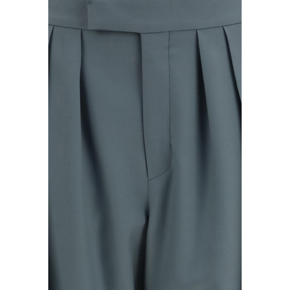 Chloé Bicolor Wool Oves Aries Dress Pants Chloé