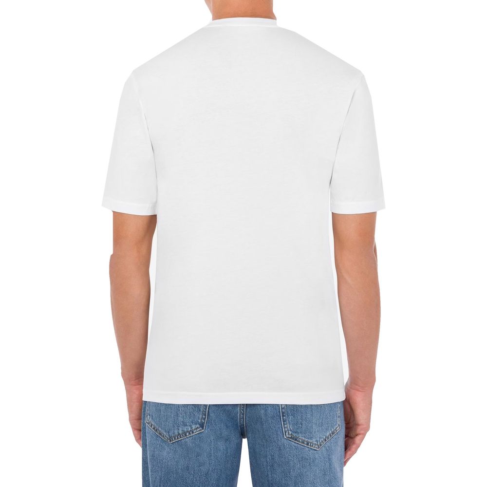 Moschino White Cotton T-Shirt Moschino