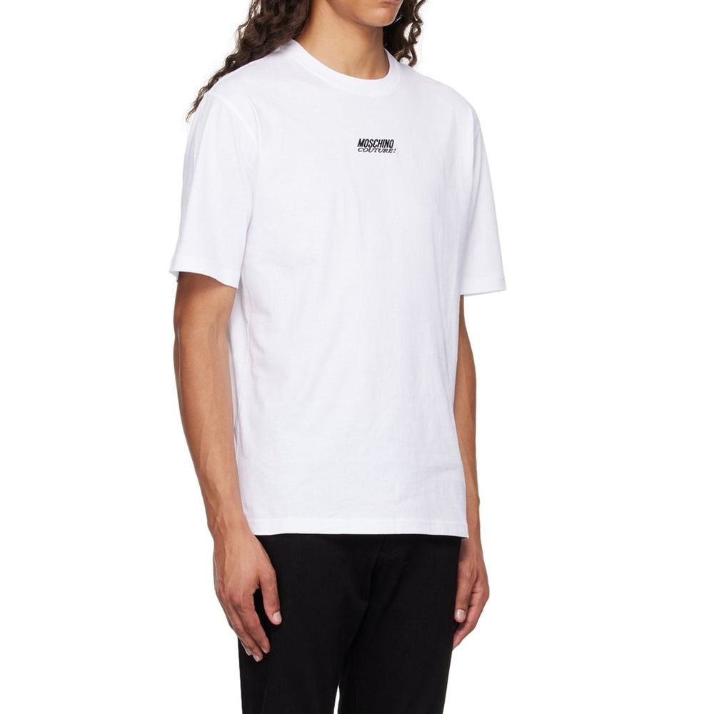 Moschino White Cotton T-Shirt Moschino