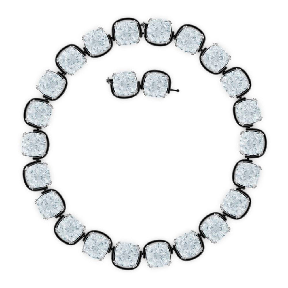 Swarovski Gray Glass Necklace Swarovski