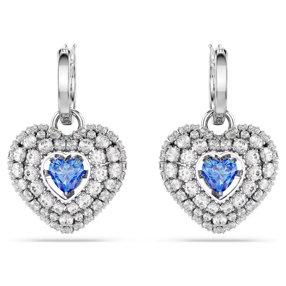 Swarovski Gray Stainless Steel Earrings Swarovski
