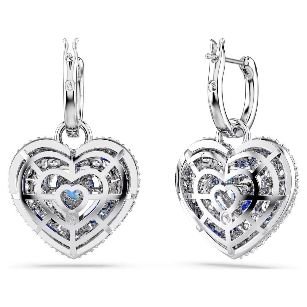 Swarovski Gray Stainless Steel Earrings Swarovski