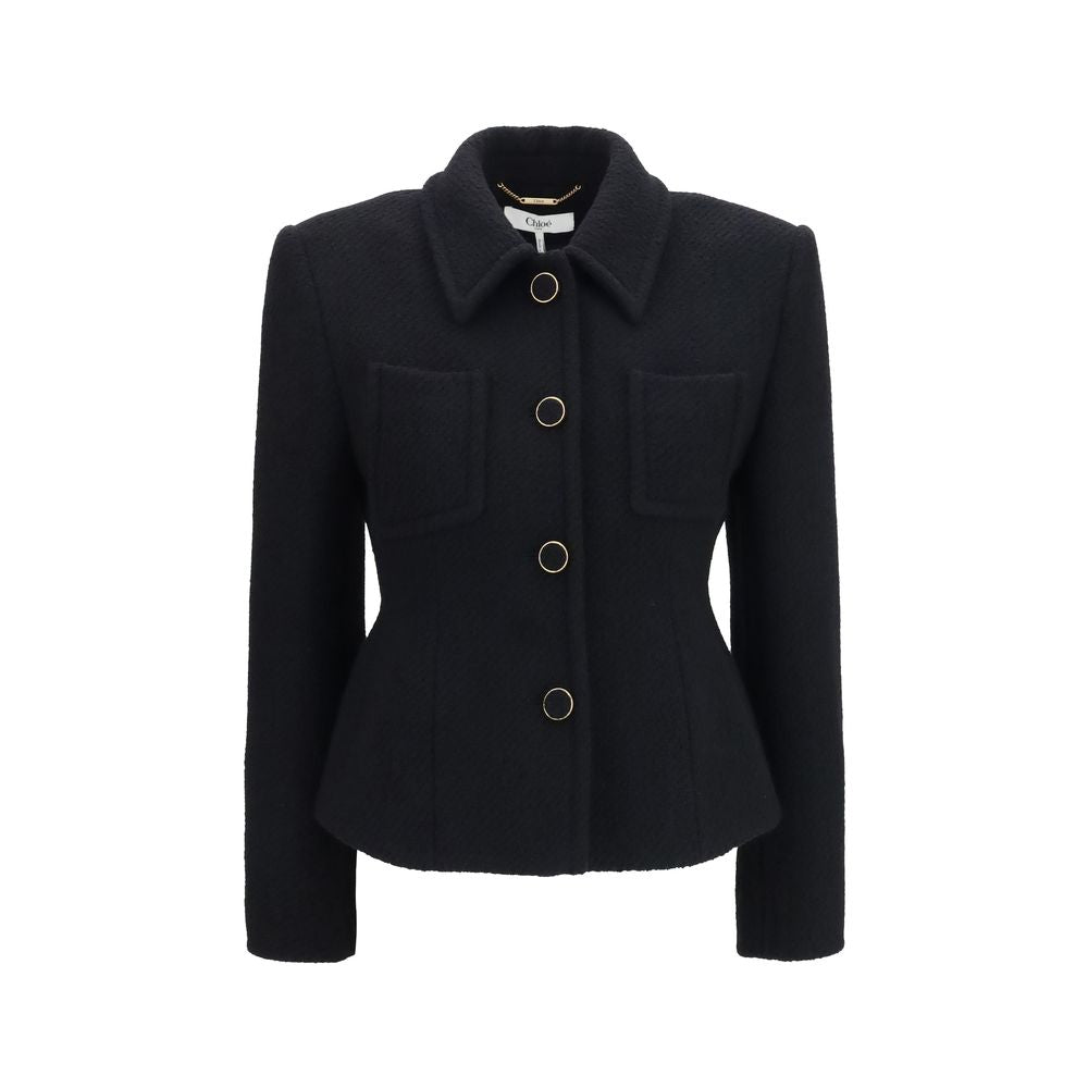 Chloé Black Wool Oves Aries Blazer Chloé