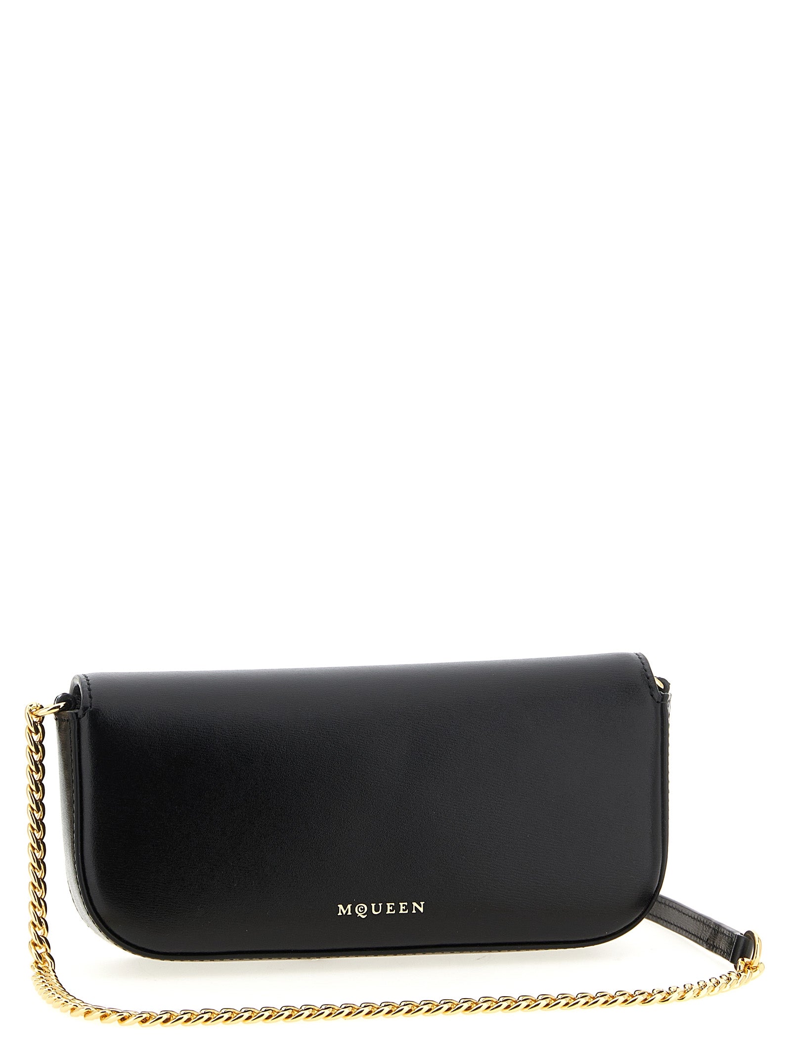 Alexander McQueen Black Calfskin Crossbody Bag Alexander McQueen