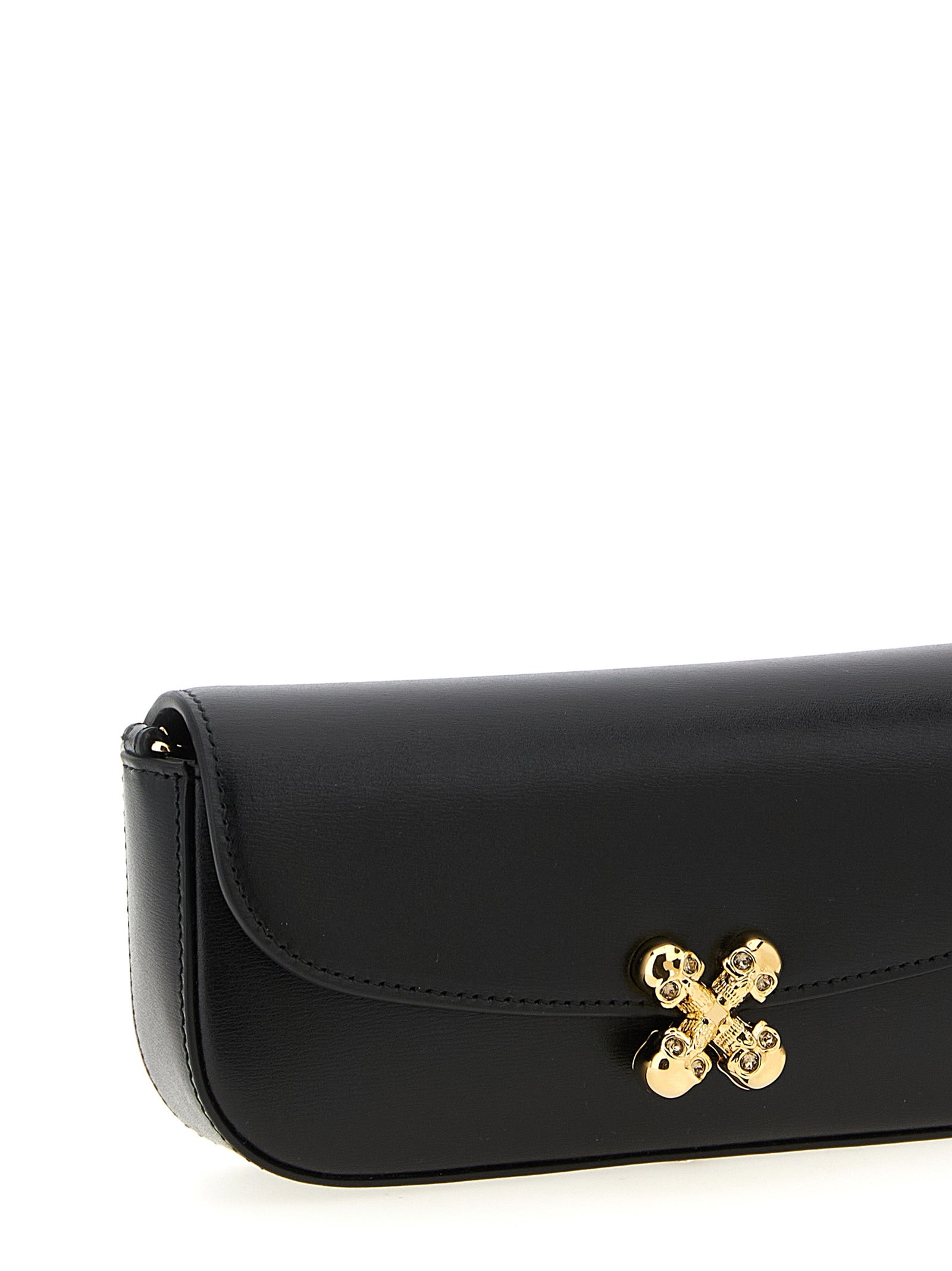 Alexander McQueen Black Calfskin Crossbody Bag Alexander McQueen