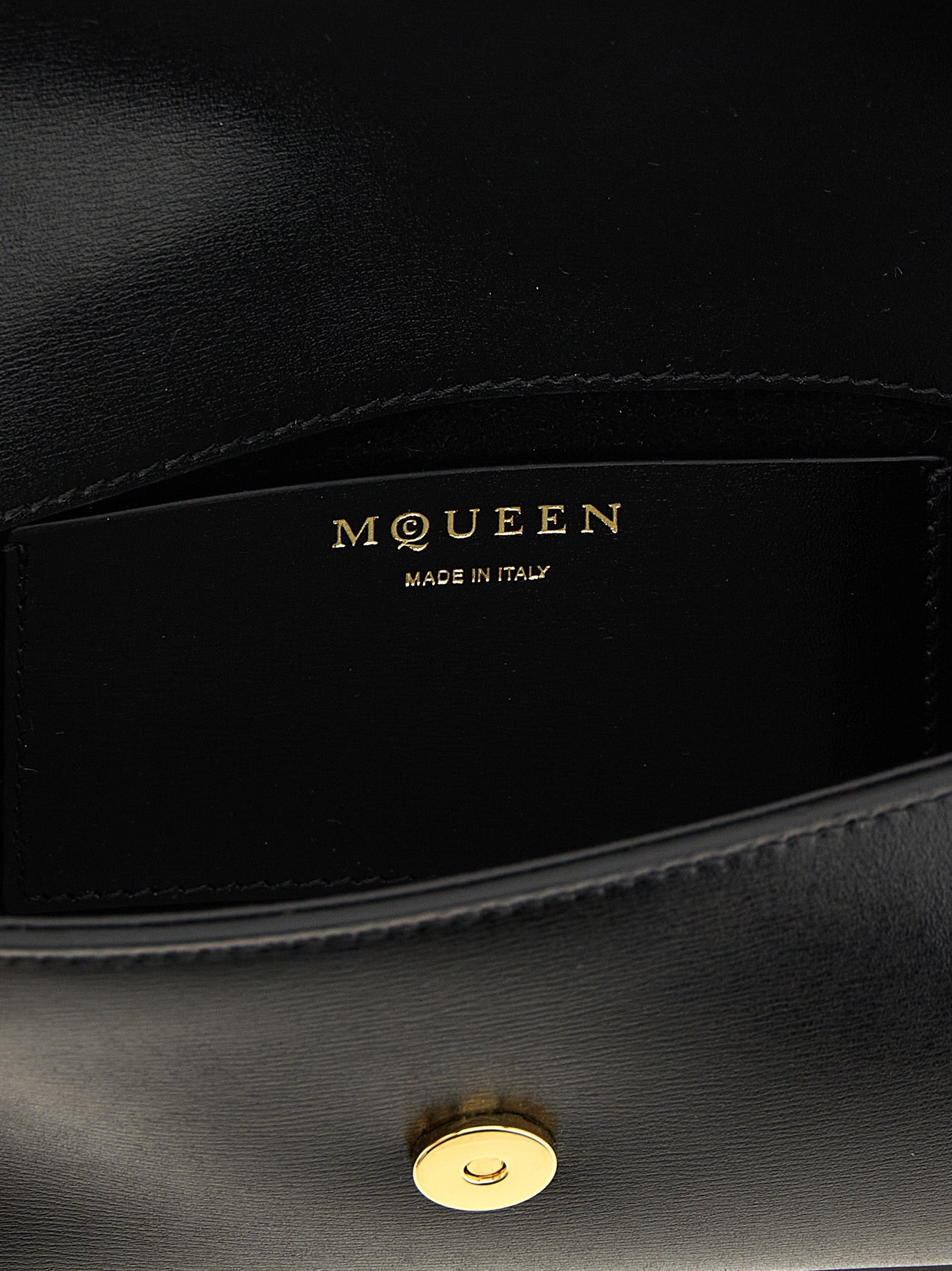 Alexander McQueen Black Calfskin Crossbody Bag Alexander McQueen