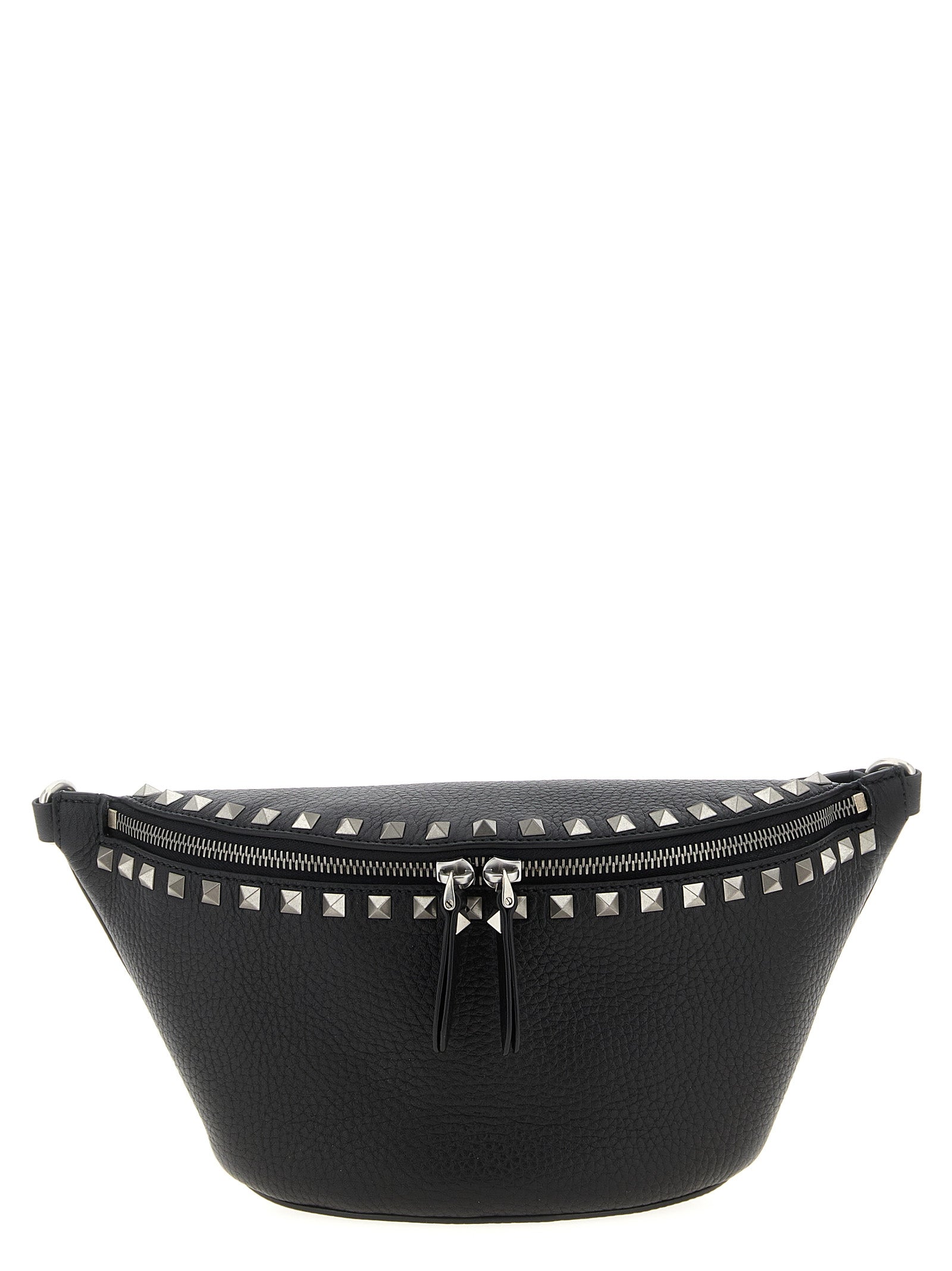 Valentino Garavani Black Calfskin Crossbody Bag Valentino Garavani