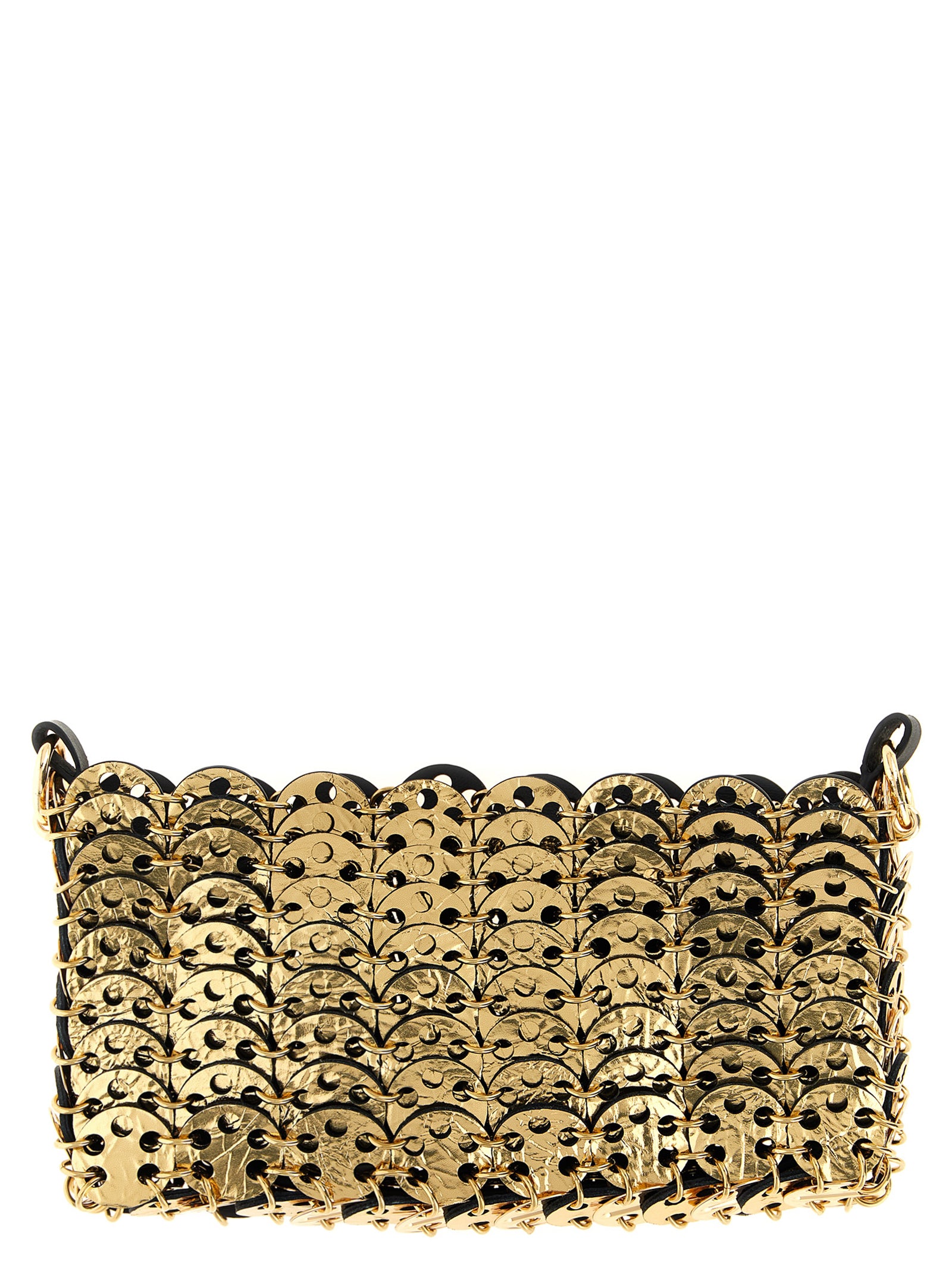 Paco Rabanne Black Calfskin Crossbody Bag Paco Rabanne
