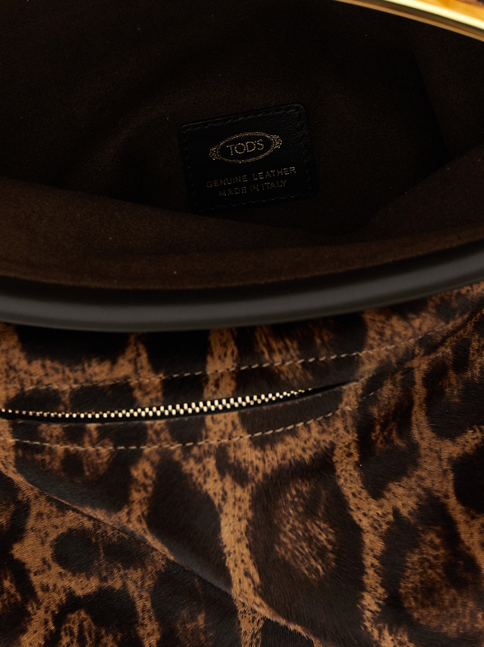 Tod's Brown Calfskin Shoulder Bag Tod's