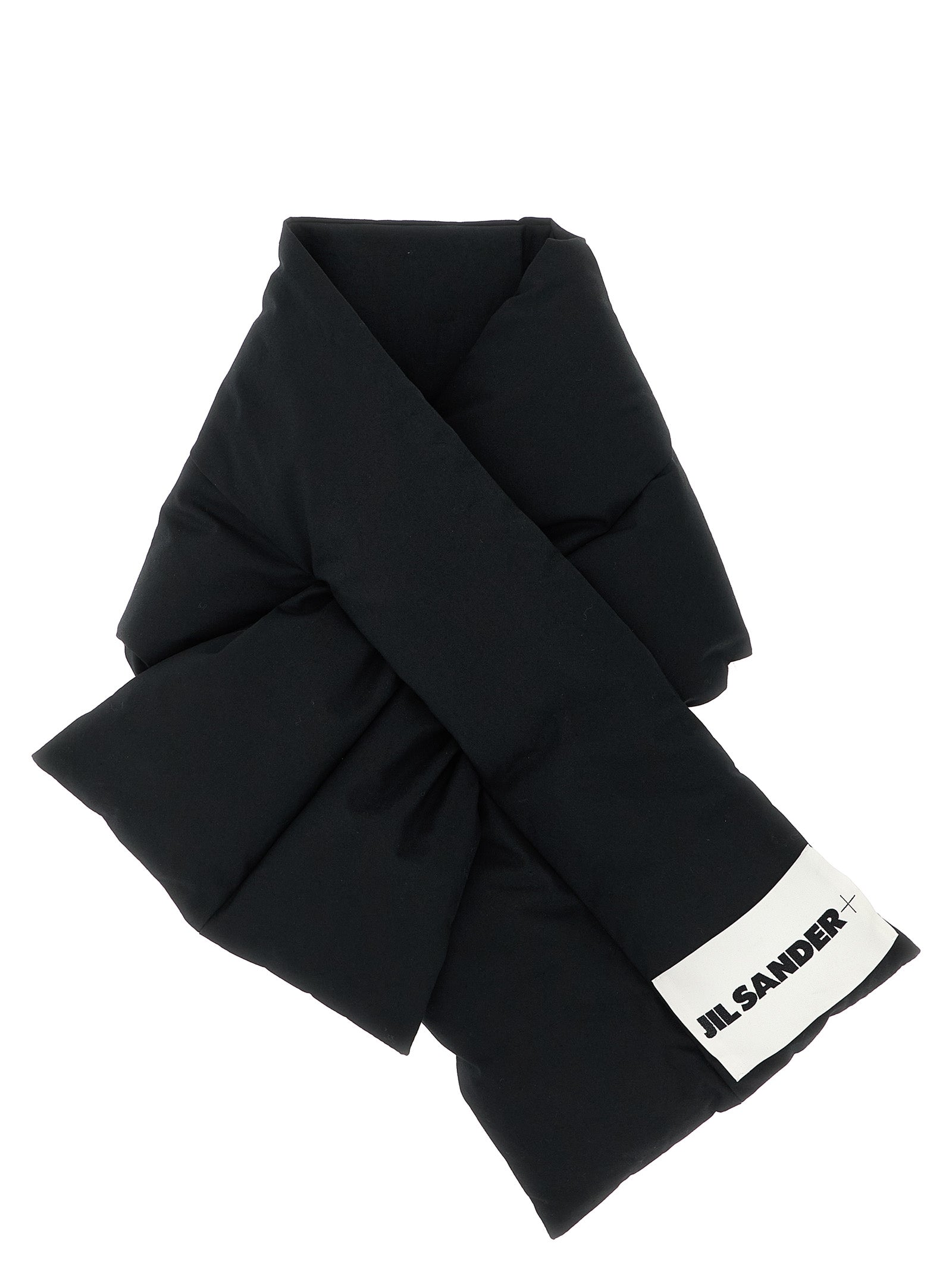 Jil Sander Black Cotton Foulard Jil Sander