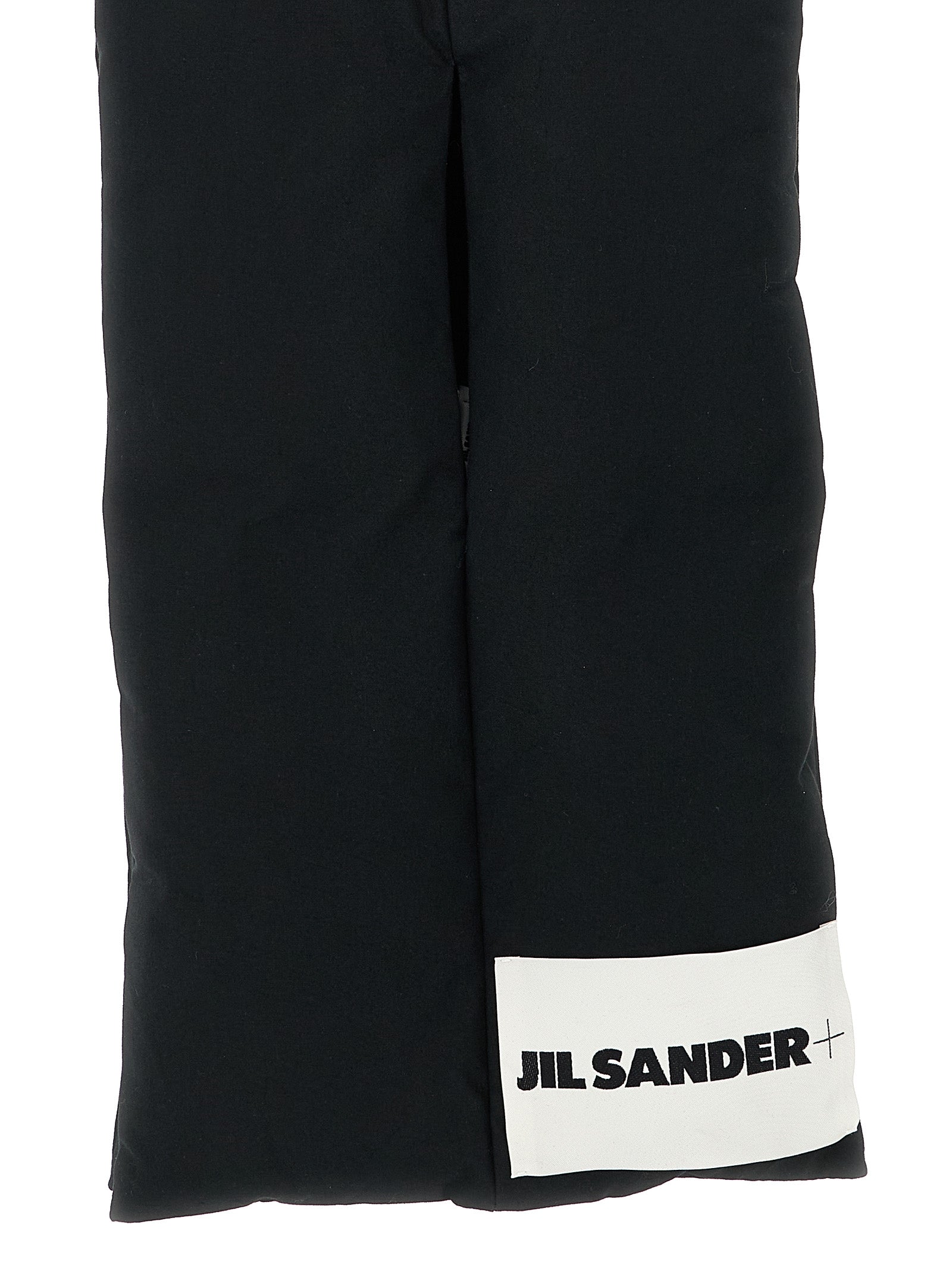 Jil Sander Black Cotton Foulard Jil Sander