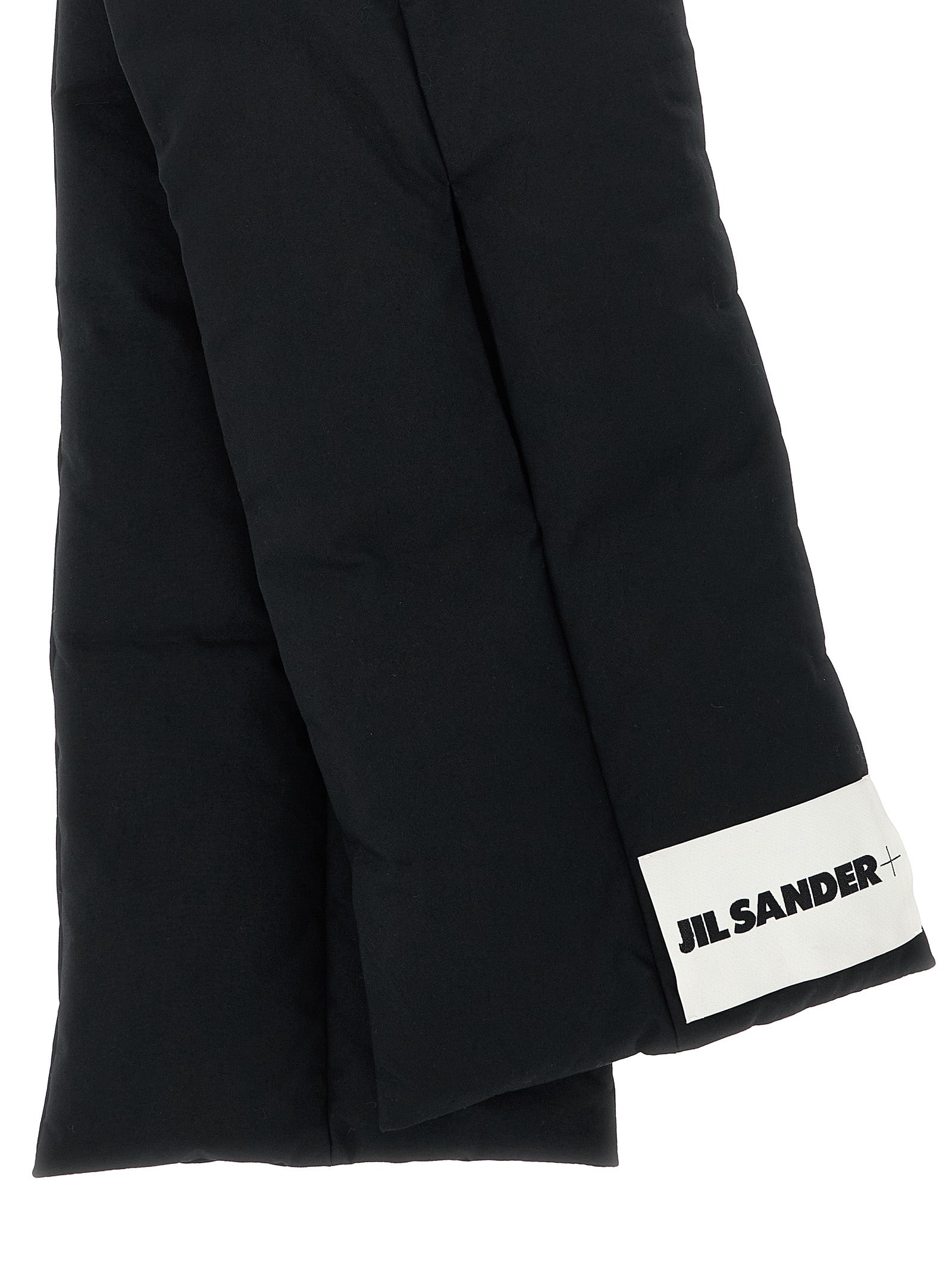 Jil Sander Black Cotton Foulard Jil Sander