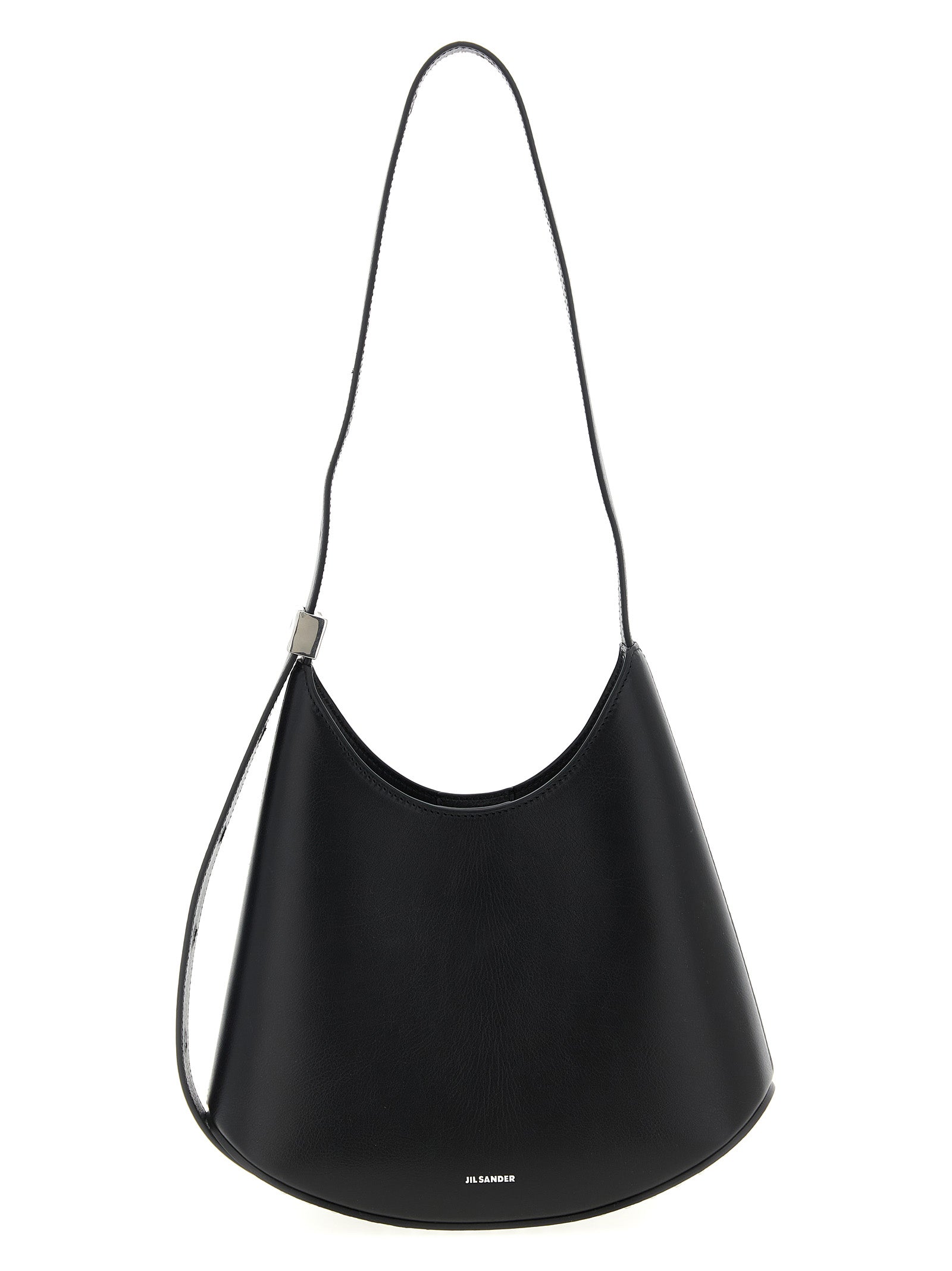 Jil Sander Black Bovine Leather Shoulder Bag Jil Sander