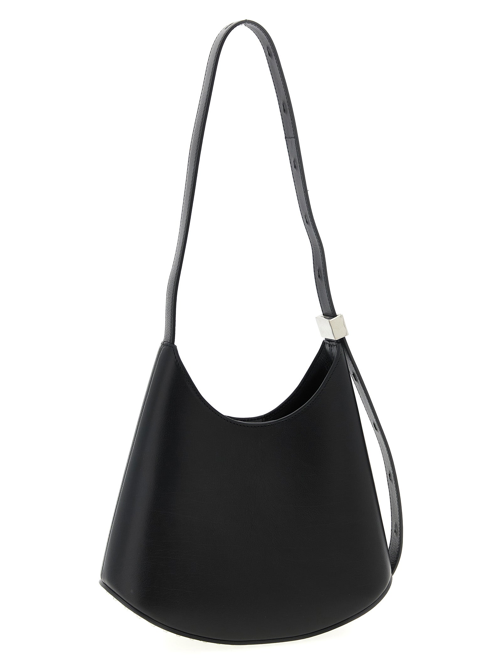 Jil Sander Black Bovine Leather Shoulder Bag Jil Sander