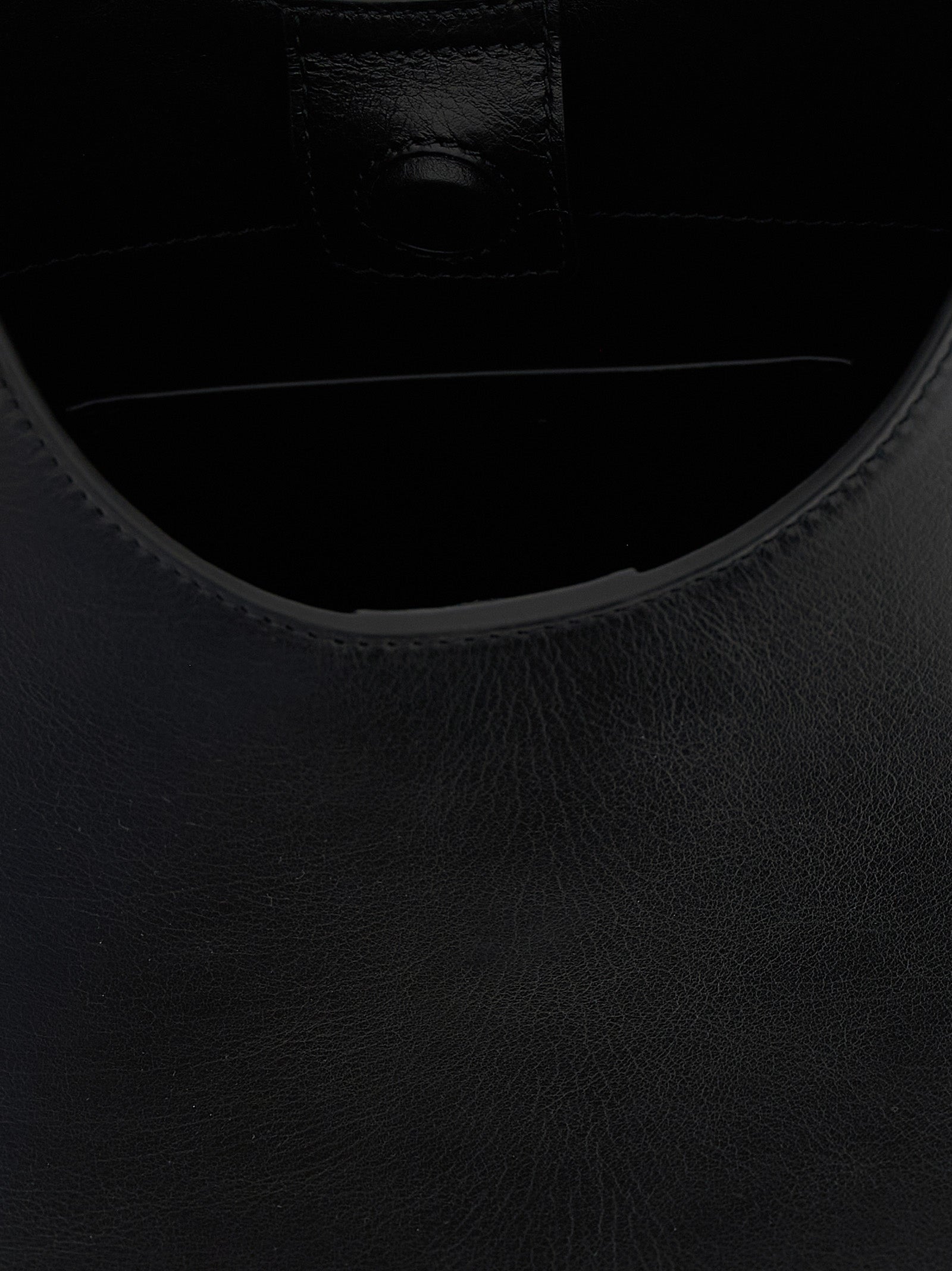 Jil Sander Black Bovine Leather Shoulder Bag Jil Sander