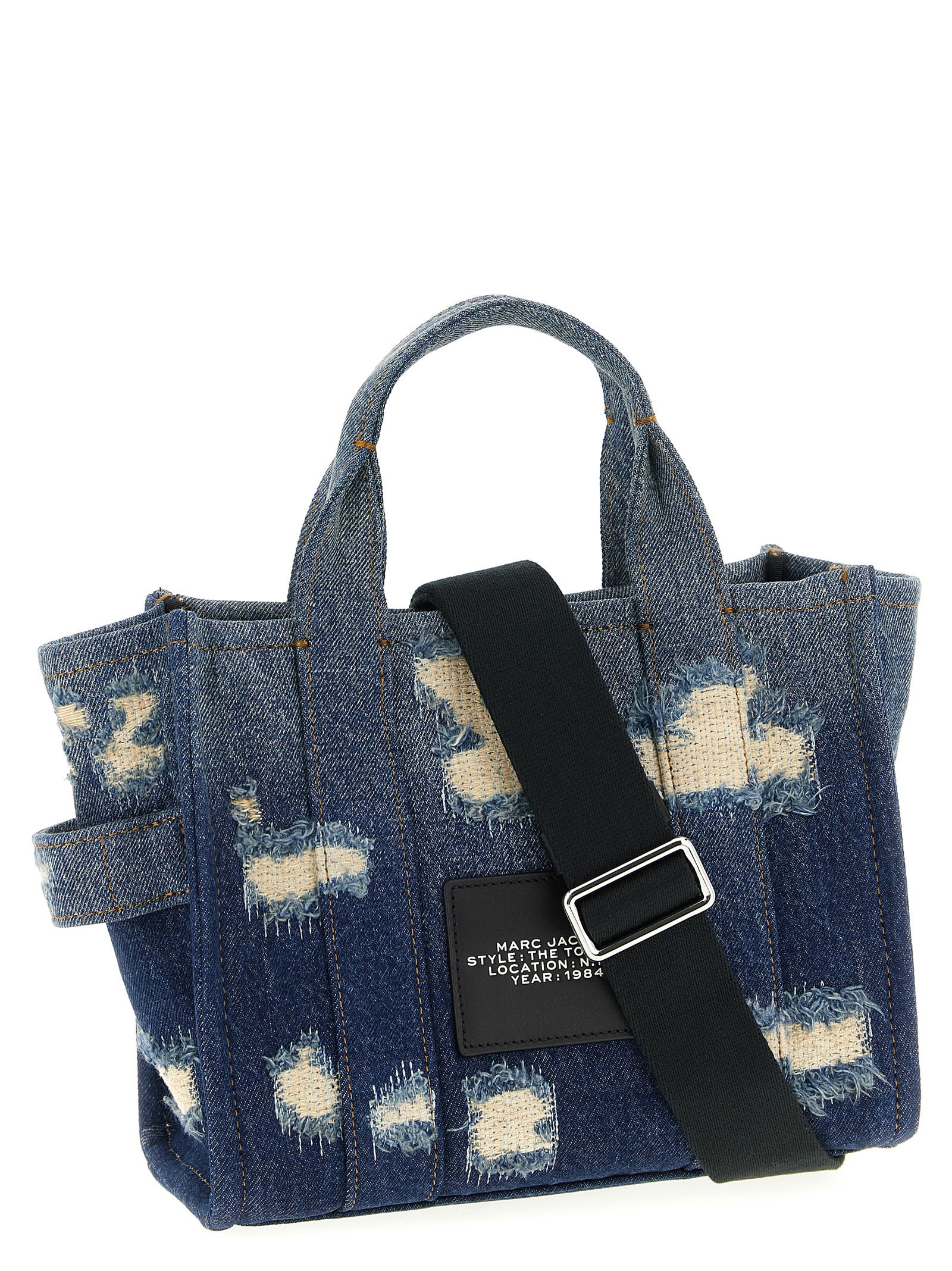 Marc Jacobs Blue Cotton Tote Bag Marc Jacobs