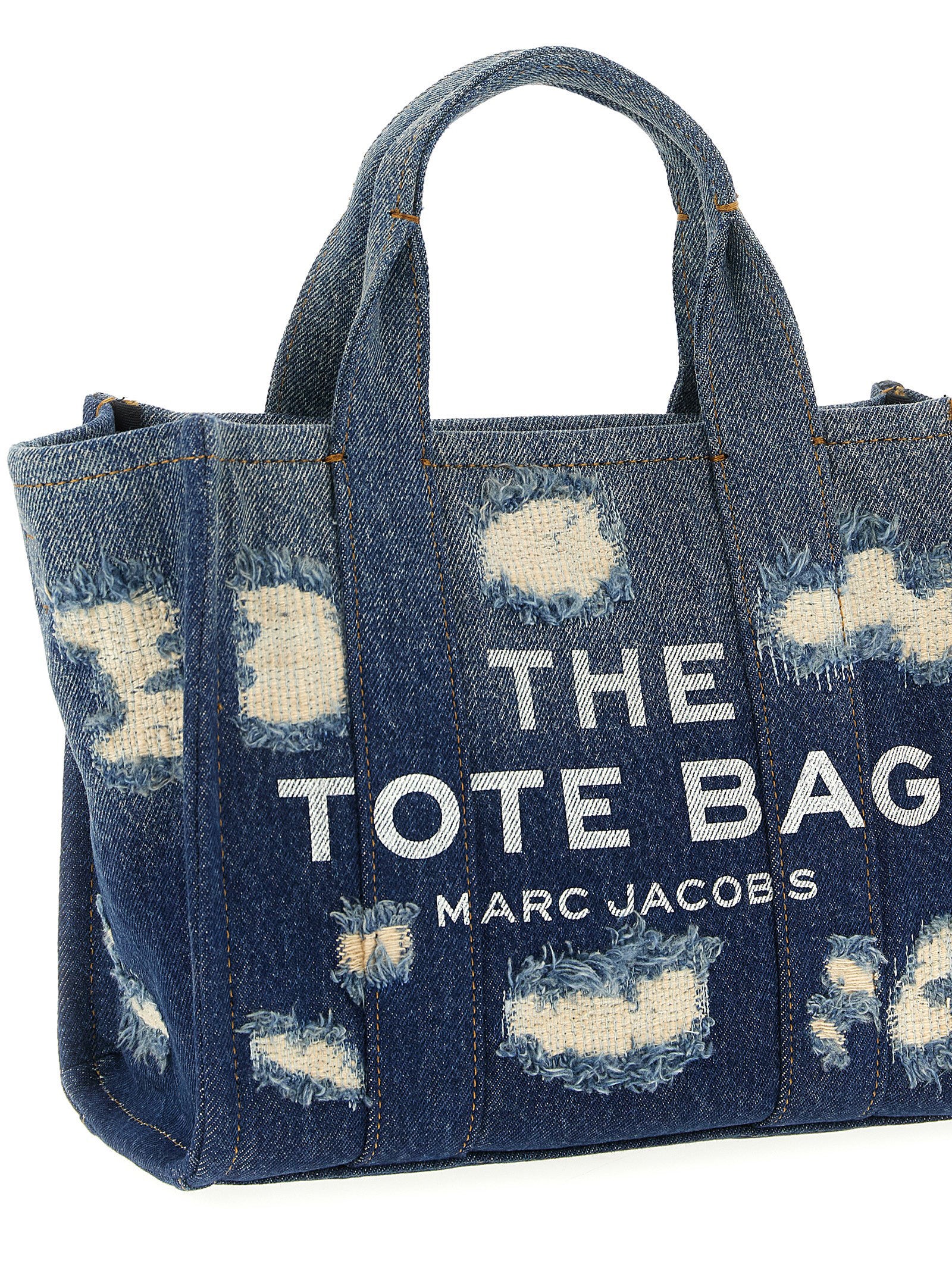Marc Jacobs Blue Cotton Tote Bag Marc Jacobs