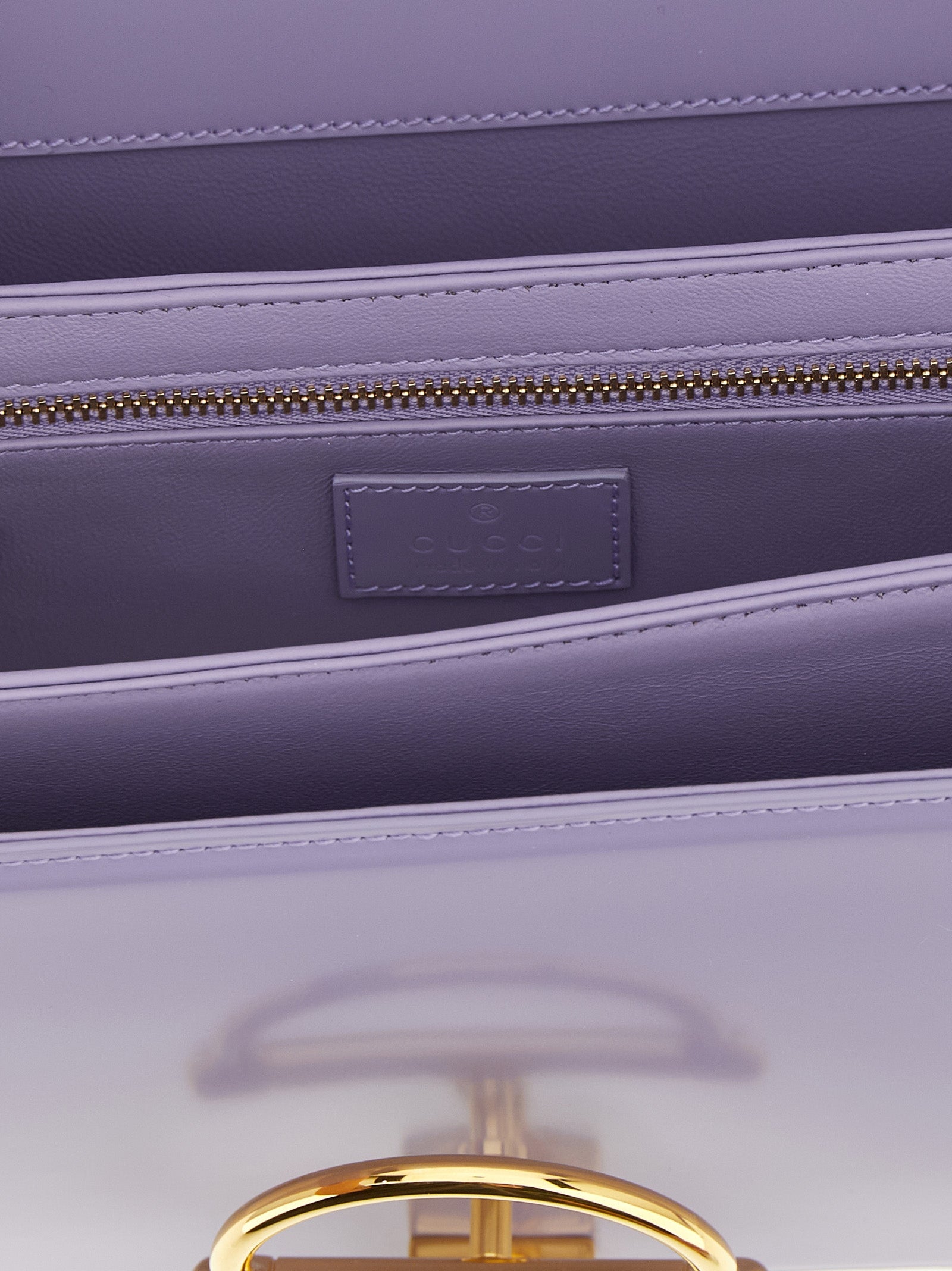 Gucci Purple Calfskin Shoulder Bag Gucci