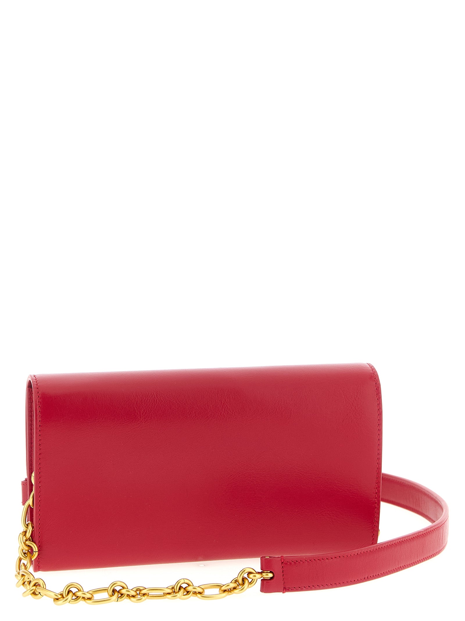 Balmain Fuchsia Calfskin Cardholder Balmain
