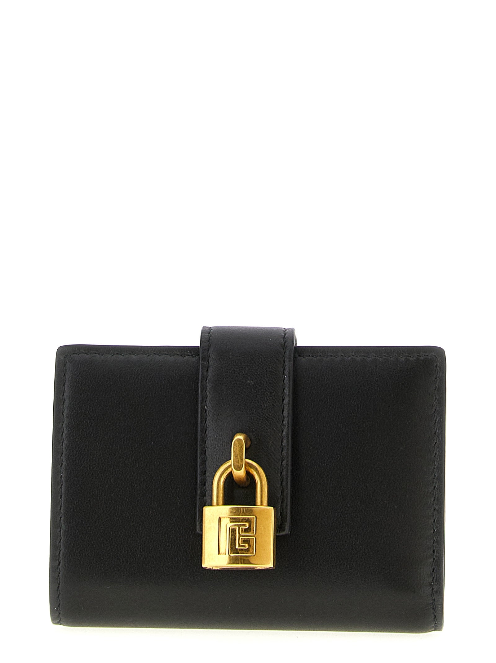 Balmain Black Lamb Leather Cardholder Balmain