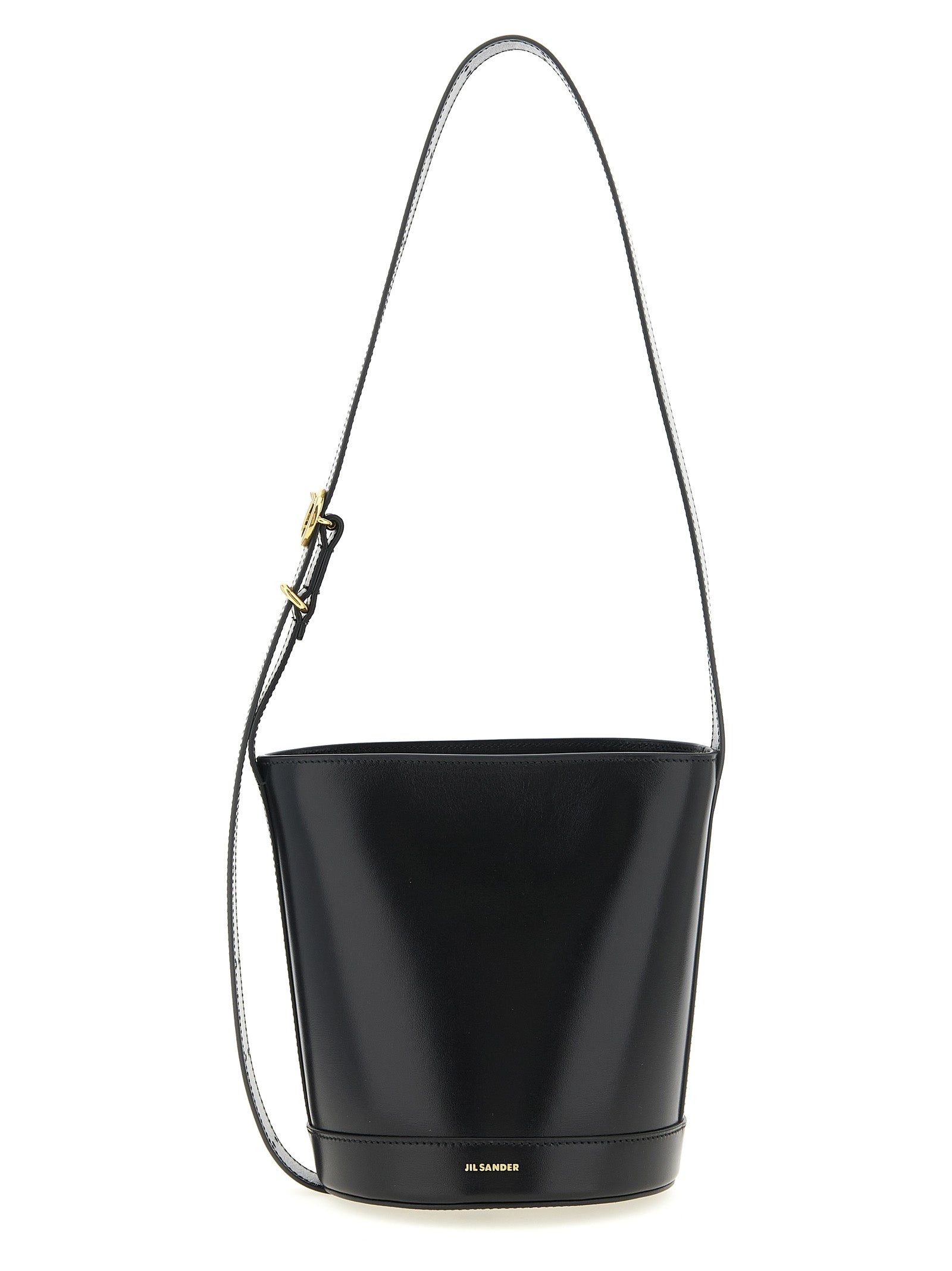 Jil Sander Black Calfskin Shoulder Bag Jil Sander