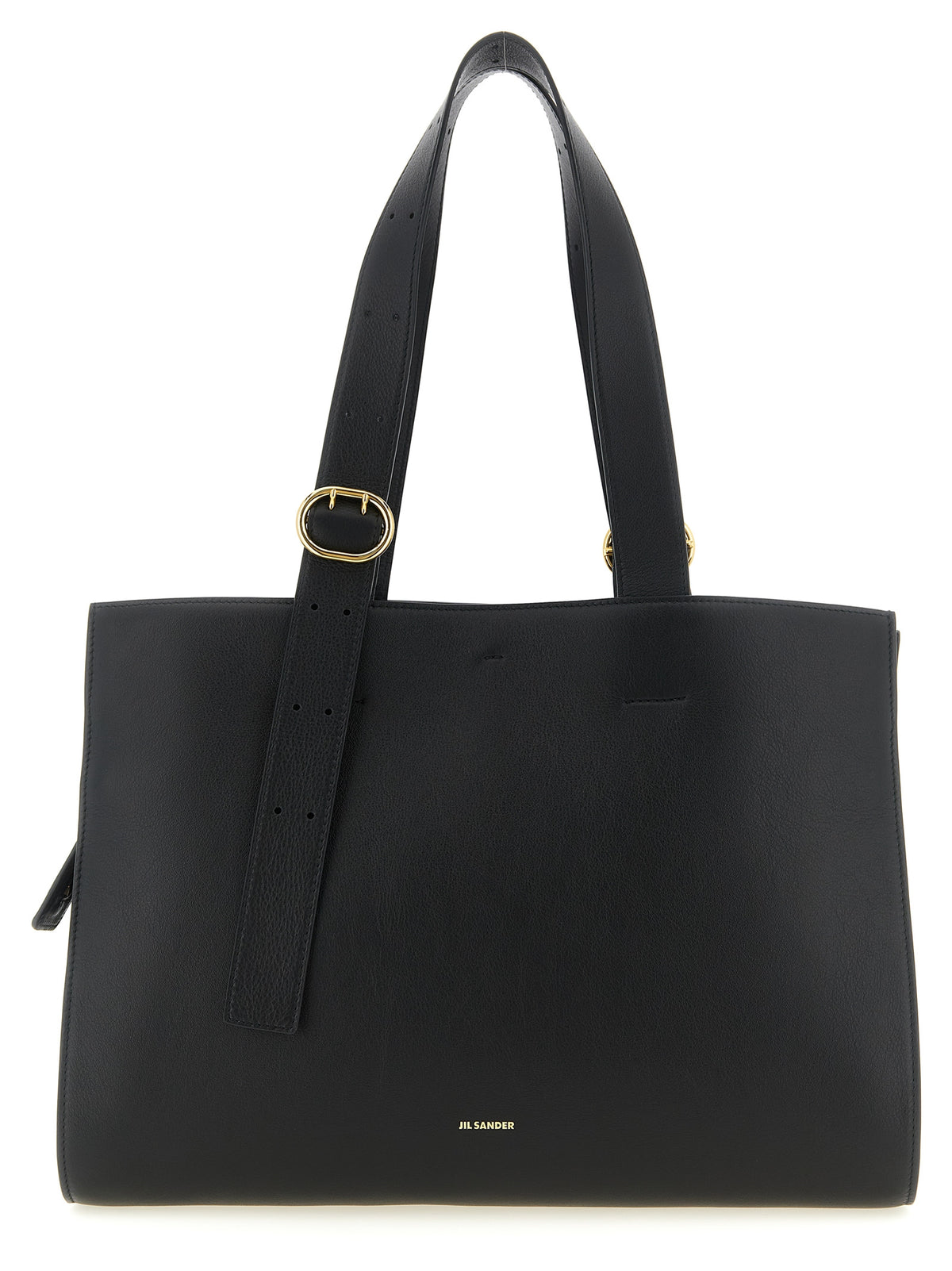 Jil Sander Black Calfskin Tote Bag