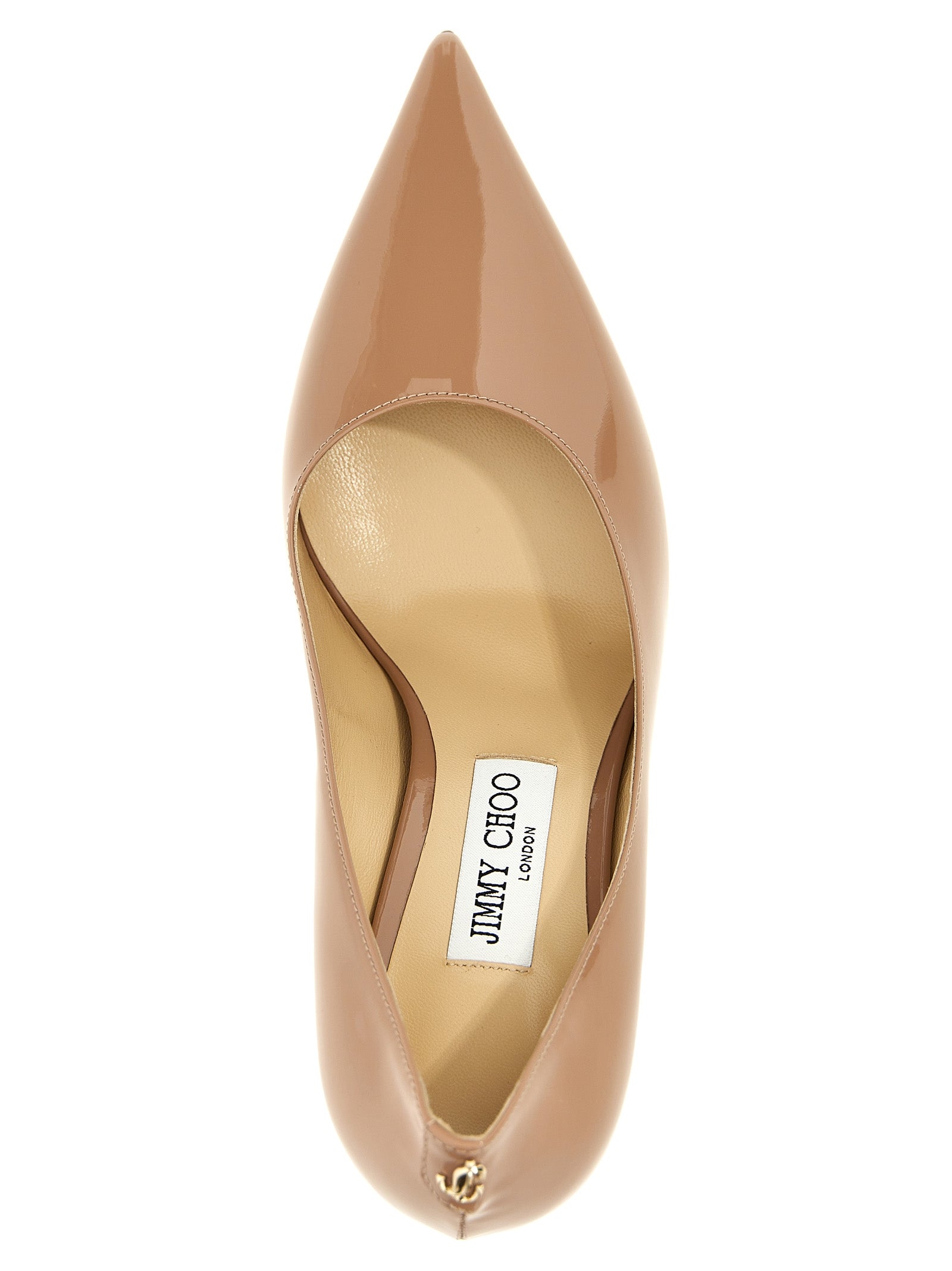 Jimmy Choo Beige Calfskin High Heel Pumps Jimmy Choo