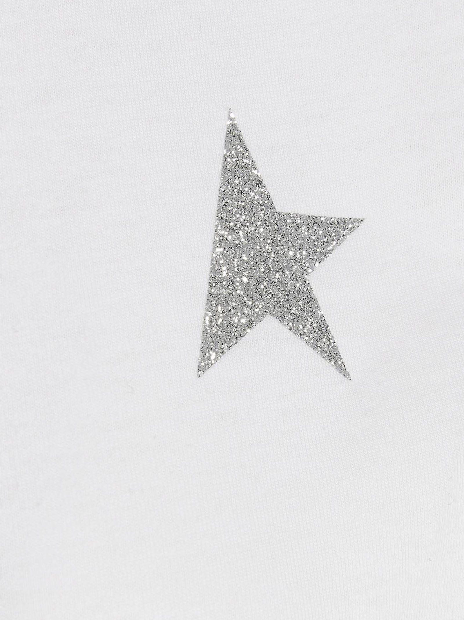 Golden Goose White Cotton T-Shirt Golden Goose
