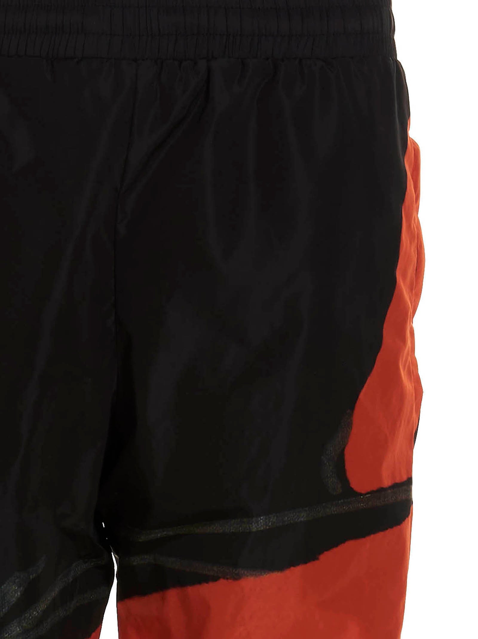 Moschino Black Polyamide Athletic Pants Moschino