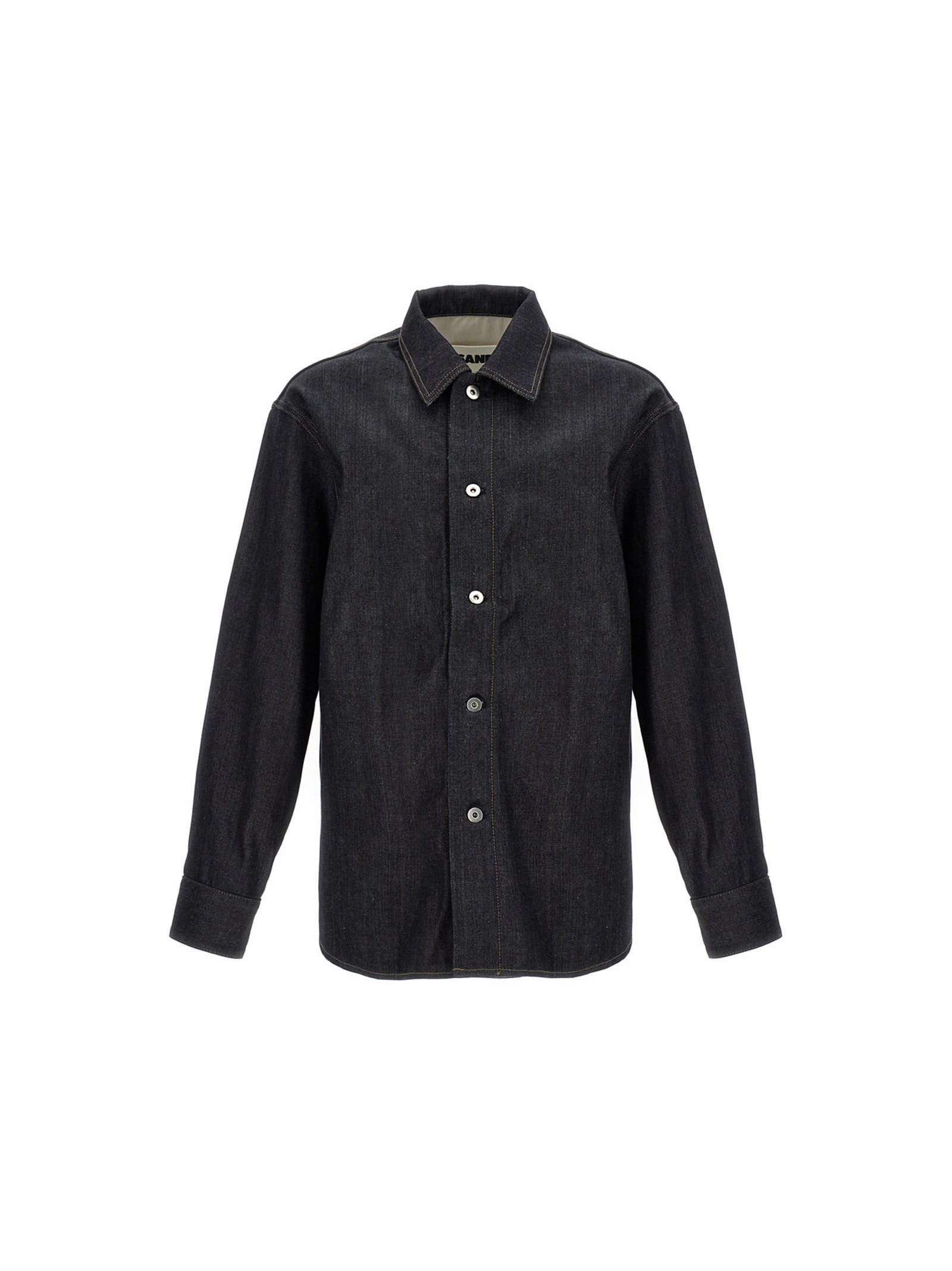 Jil Sander Blue Cotton Blouse Jil Sander
