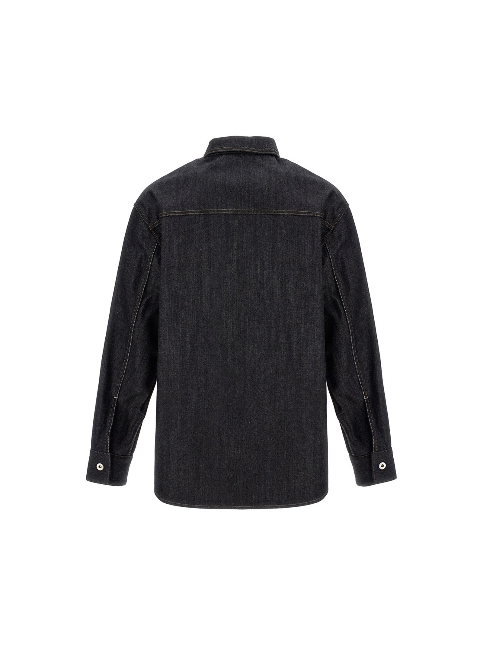Jil Sander Blue Cotton Blouse Jil Sander