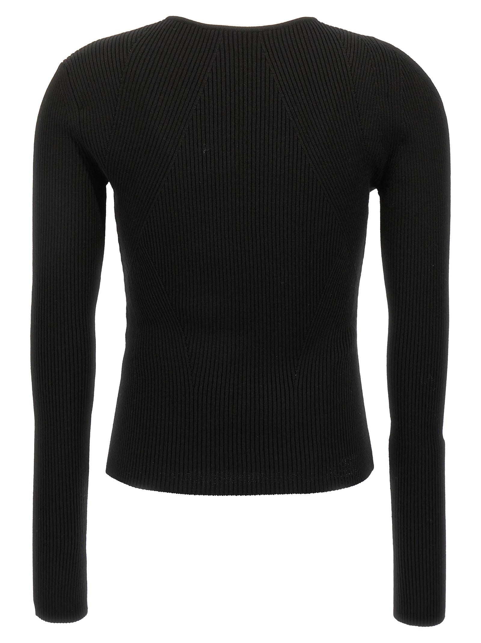 Alexander McQueen Black Wool Cardigan Alexander McQueen