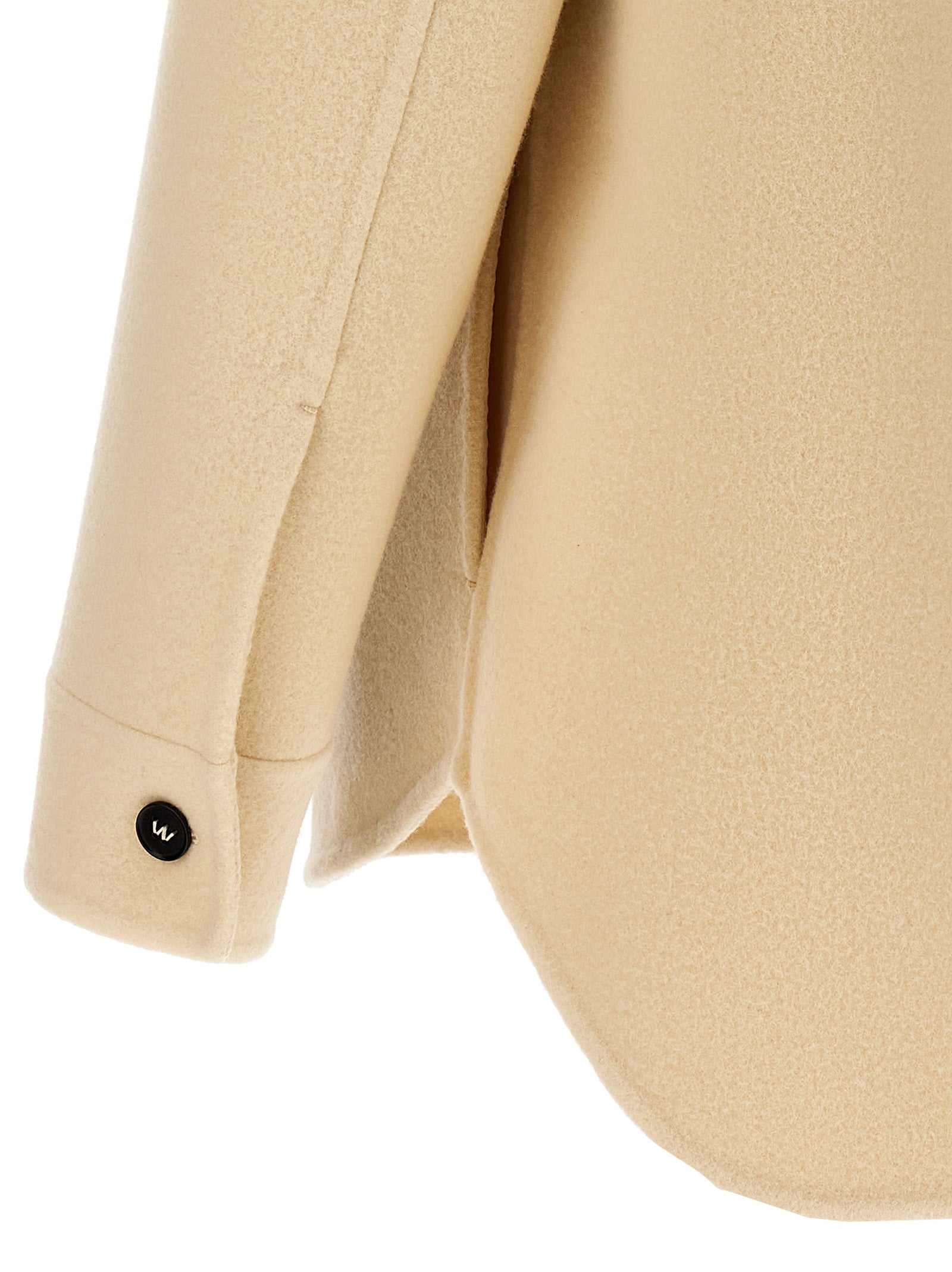 Jil Sander Beige Virgin Wool Coat Jil Sander