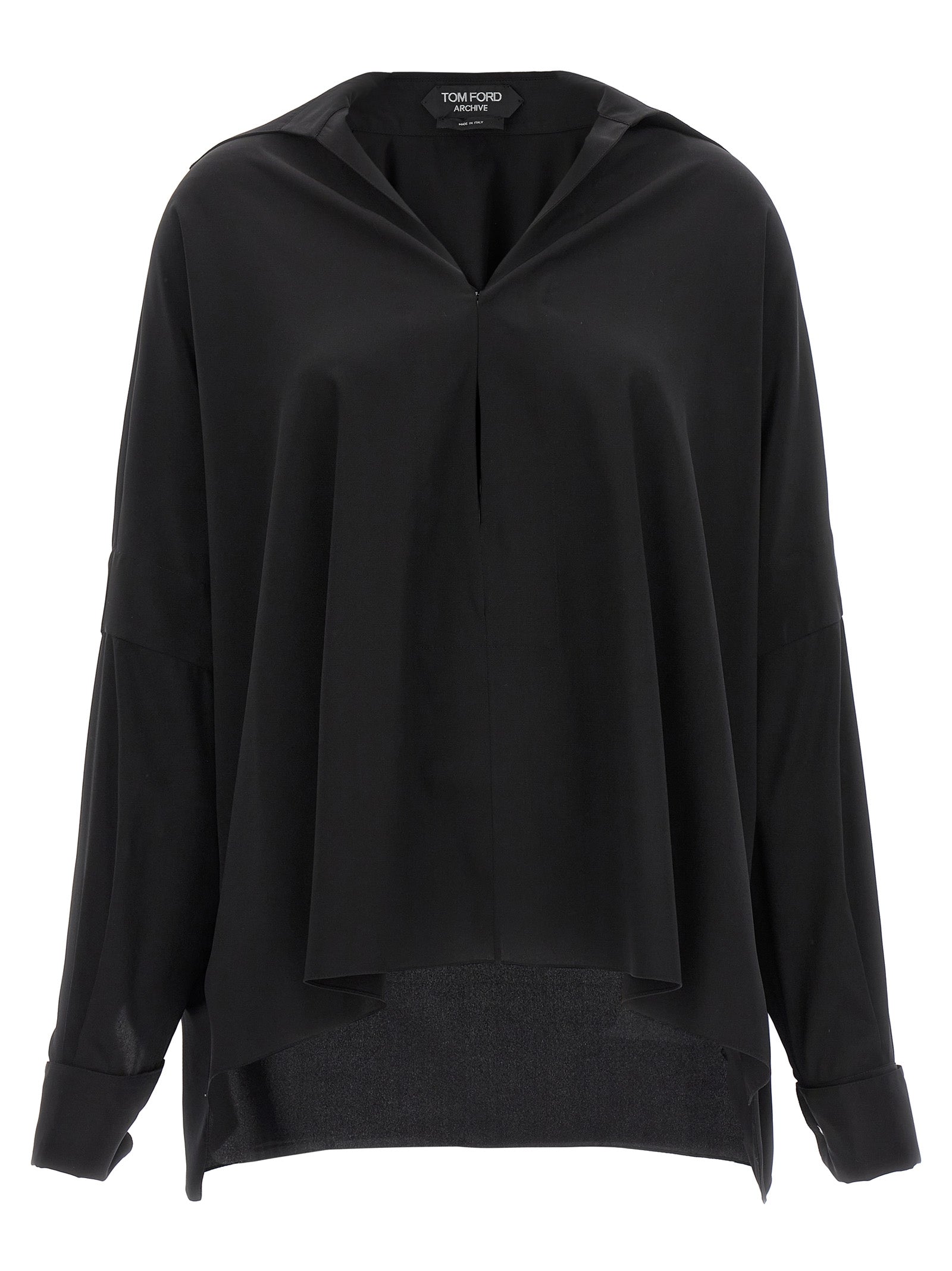 Tom Ford Black Silk Blouse Tom Ford