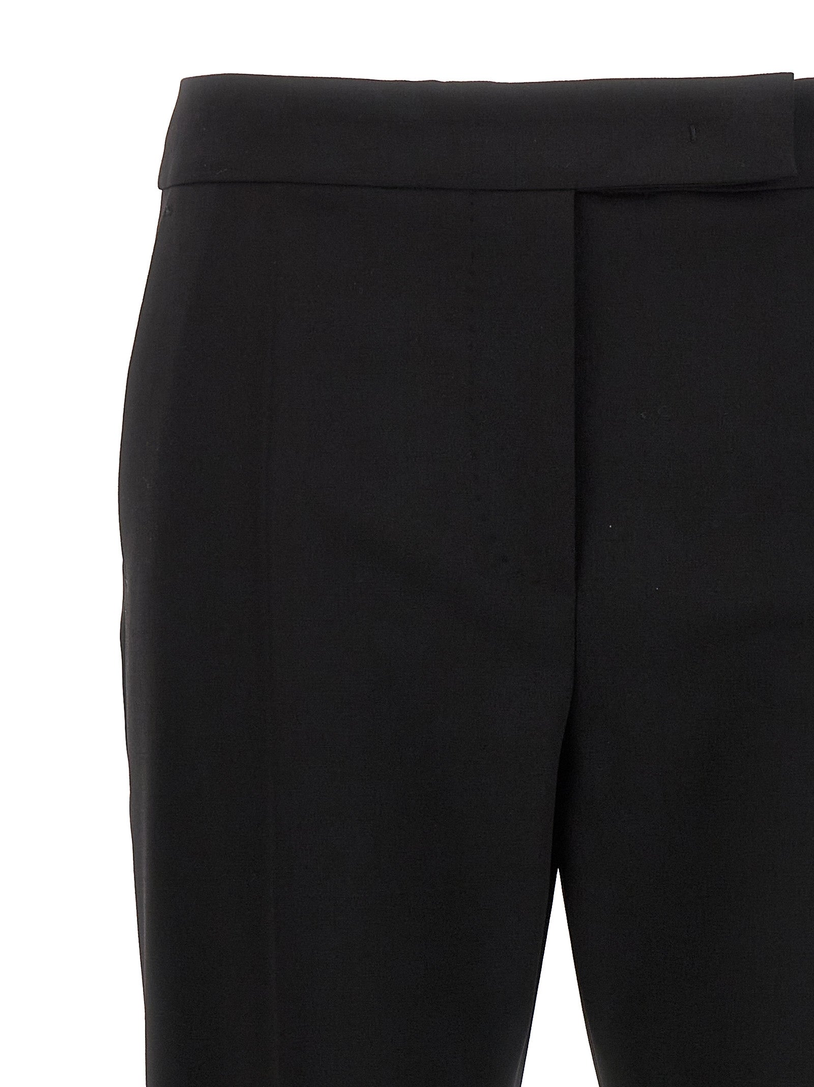 Max Mara Black Virgin Wool Dress Pants Max Mara