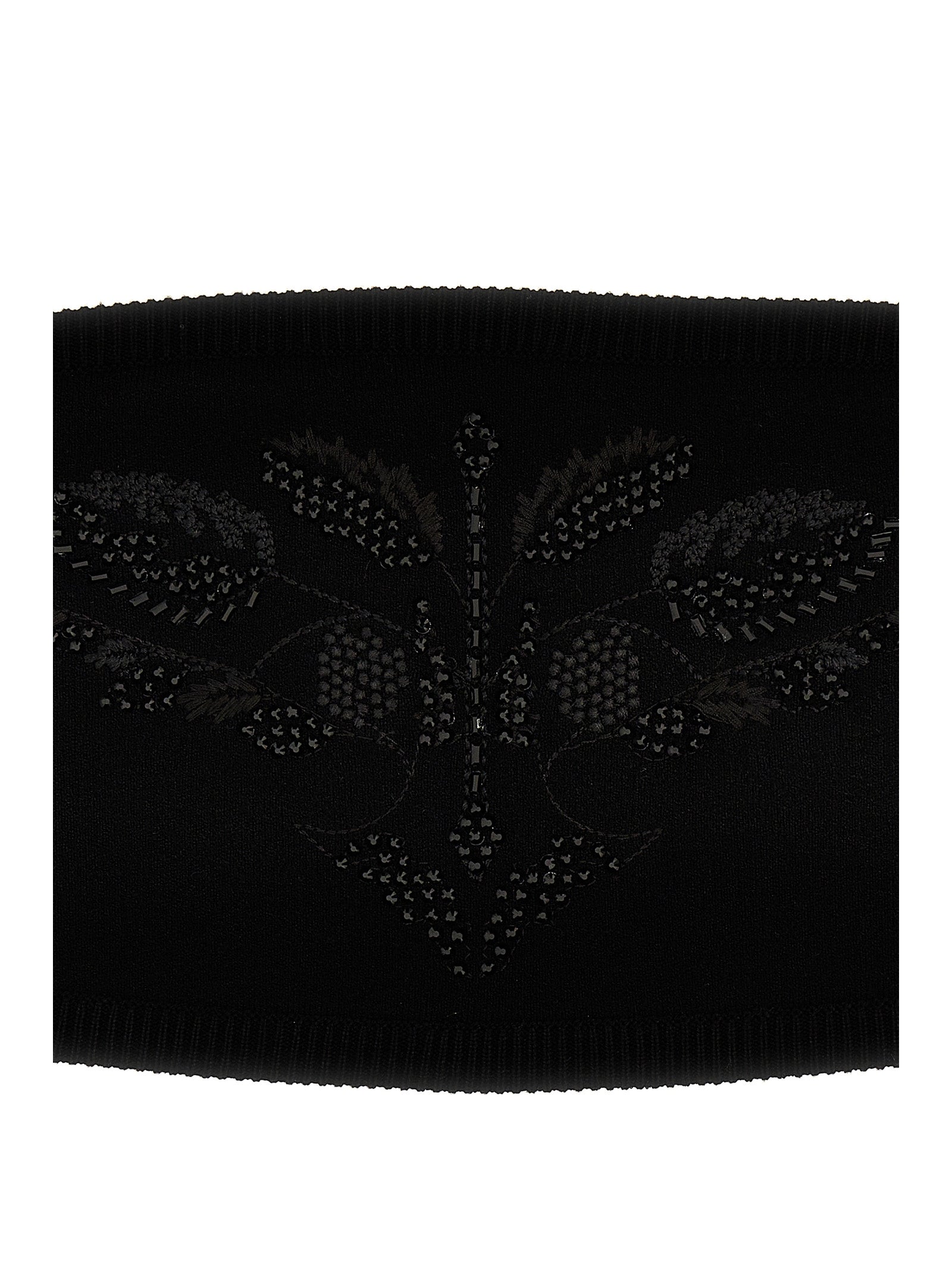 Max Mara Black Viscose Tank Tops Max Mara