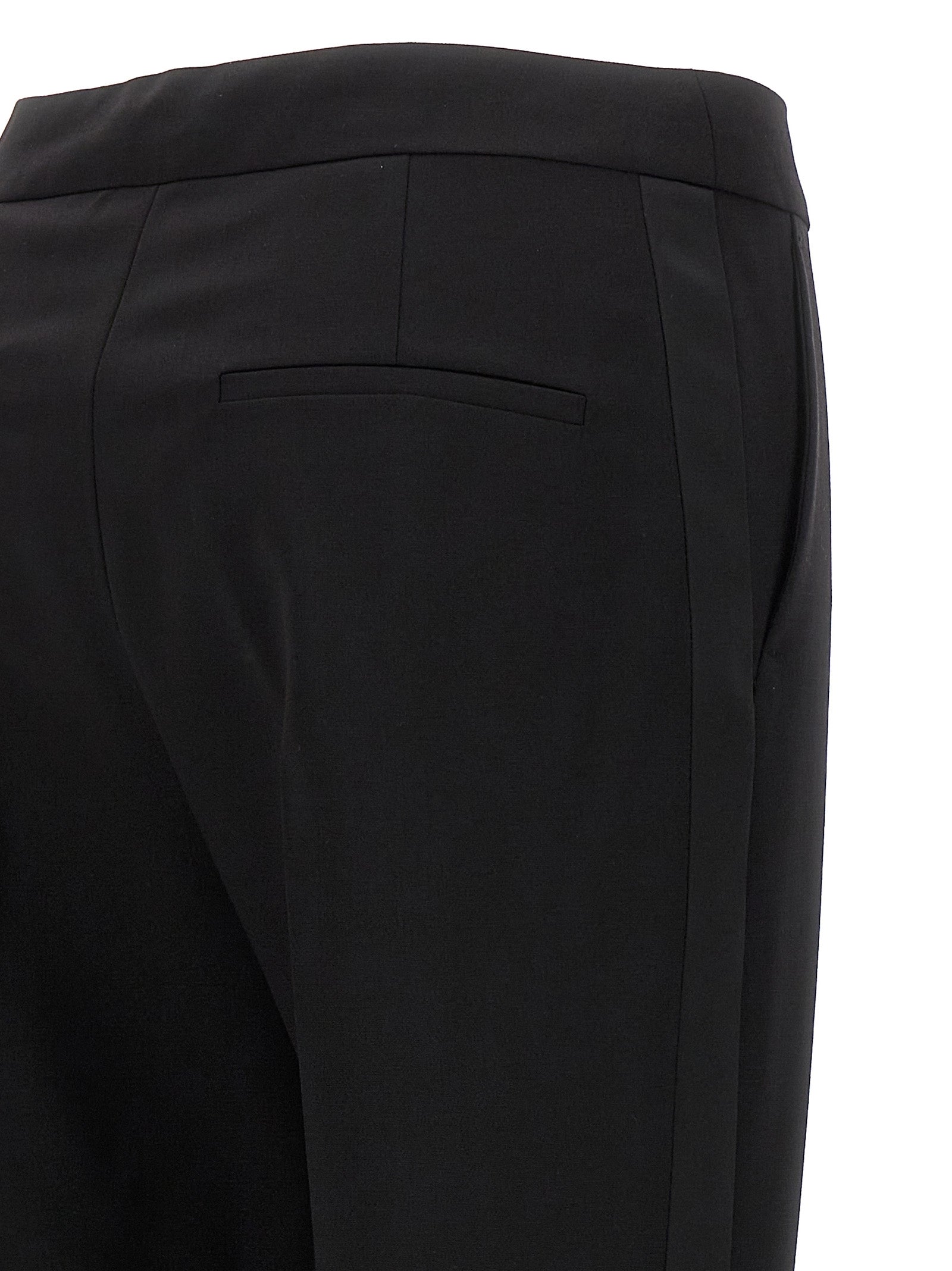 Max Mara Black Virgin Wool Dress Pants Max Mara