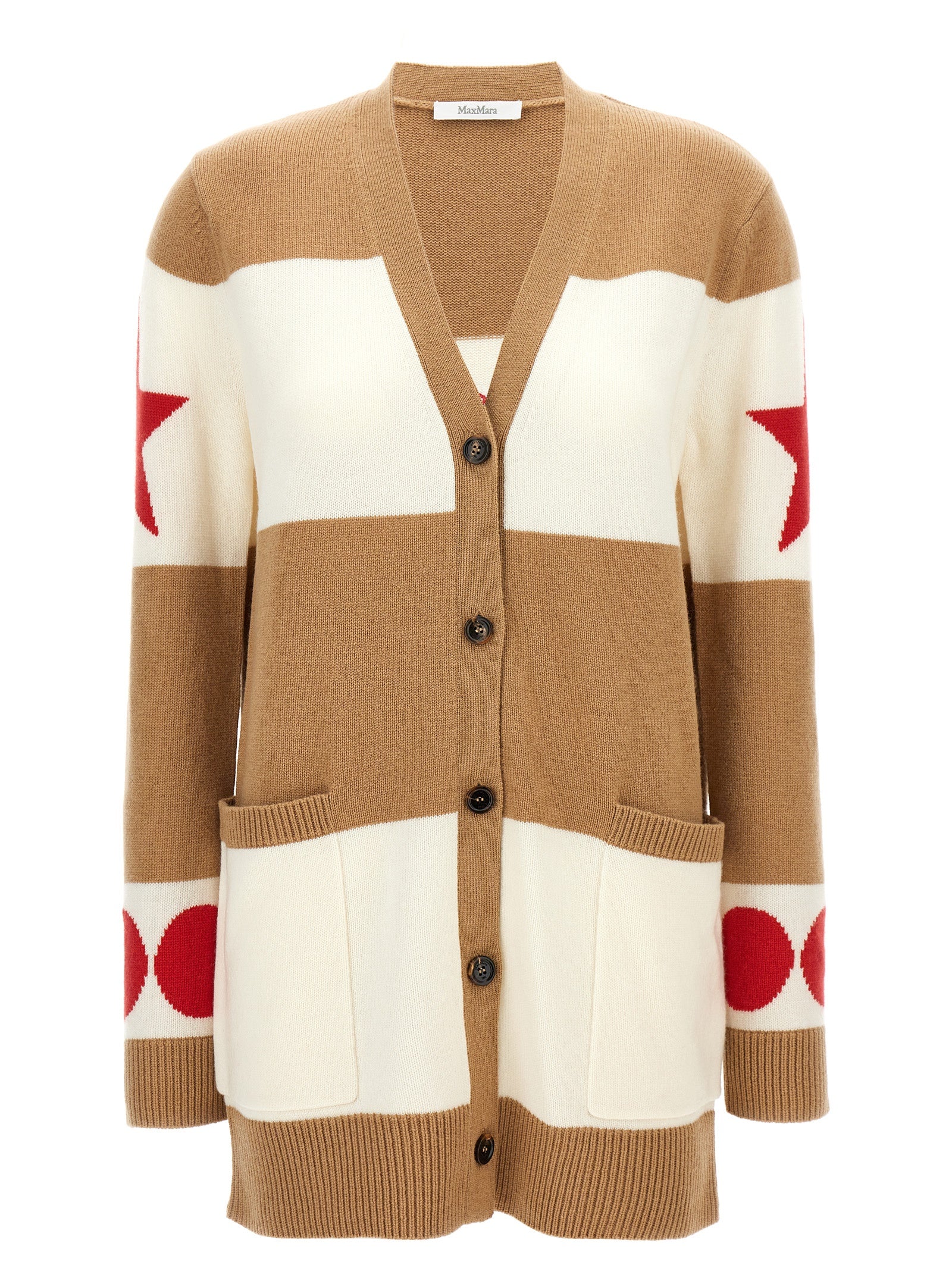 Max Mara Multicolor Wool Cardigan Max Mara