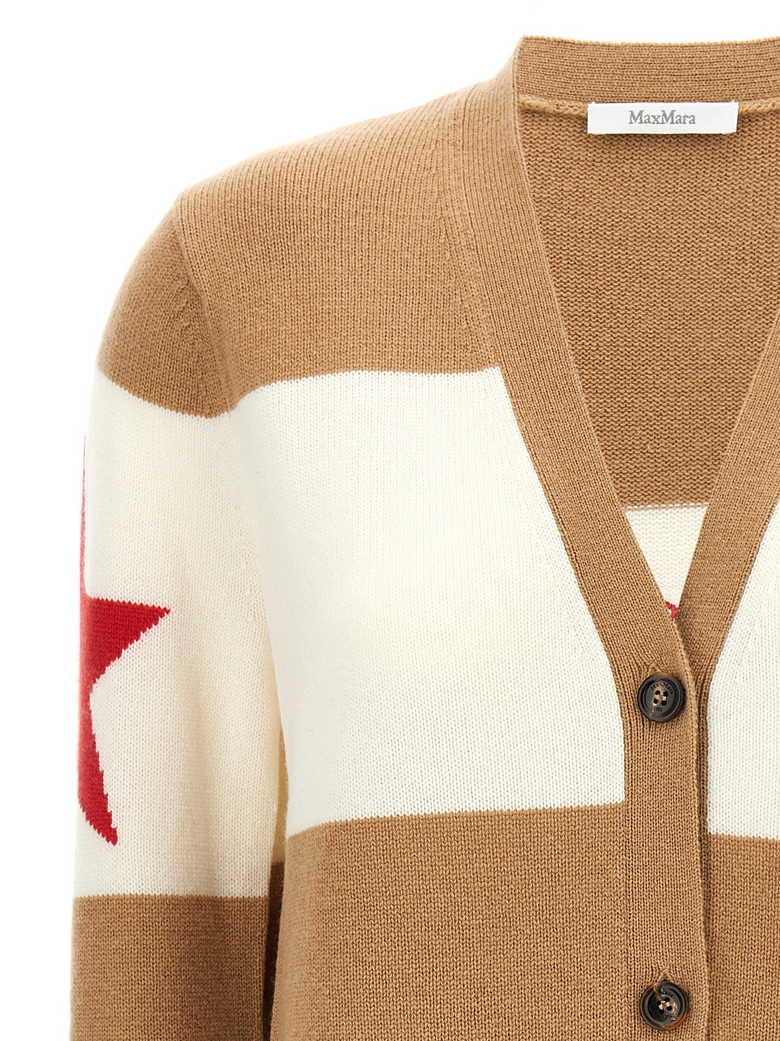 Max Mara Multicolor Wool Cardigan Max Mara